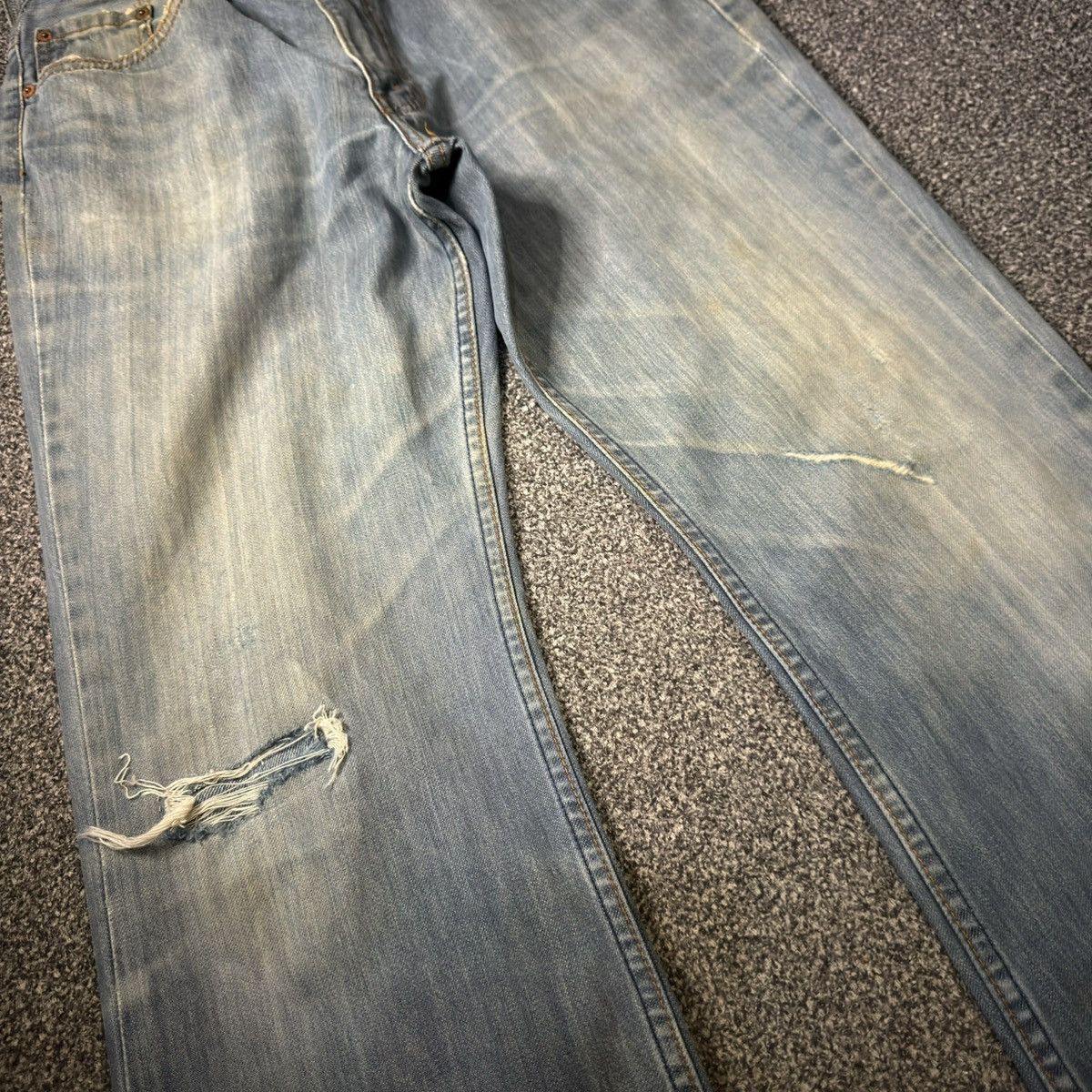 Engineered Garments × Levi's Vintage Flared y2k Levis 517 Distressed Denim Boot Cut W34 Size US 34 / EU 50 - 4 Thumbnail