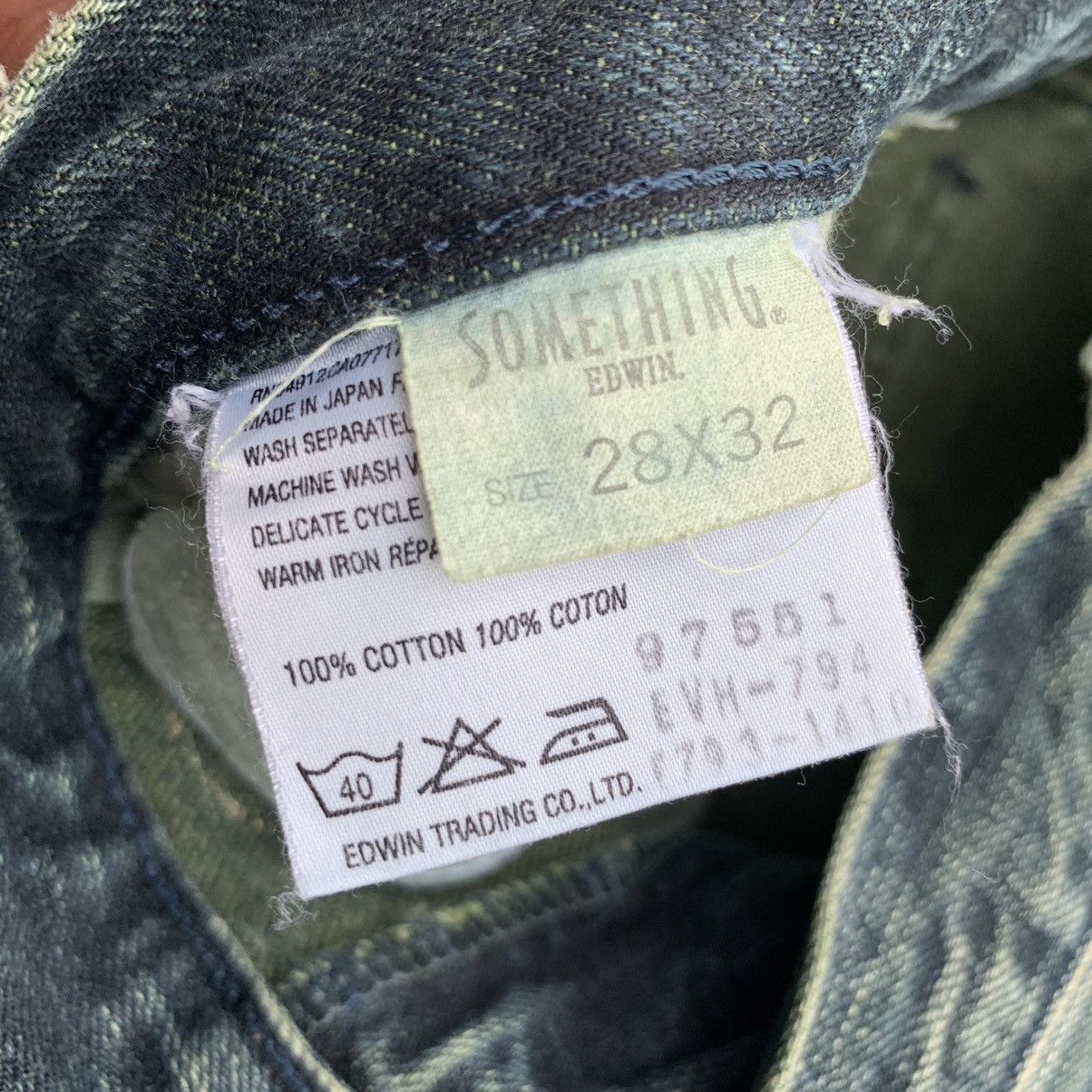 Edwin Vintage Y2K Japan Edwin Jeans Flare Bootcut Denim Pants Size 29" - 14 Thumbnail