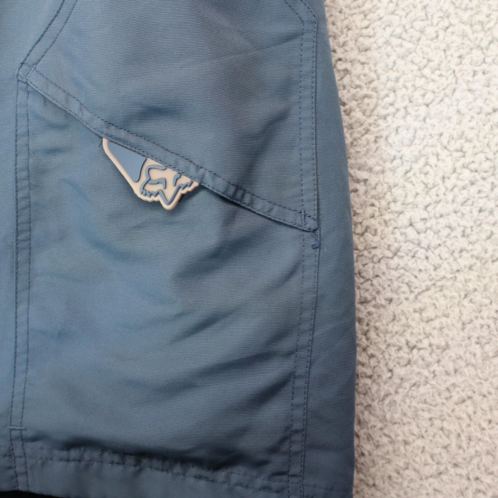 Fox Racing Fox Racing Shorts Men 34 Blue Mountain Biking Padded Cycling Size ONE SIZE - 2 Thumbnail