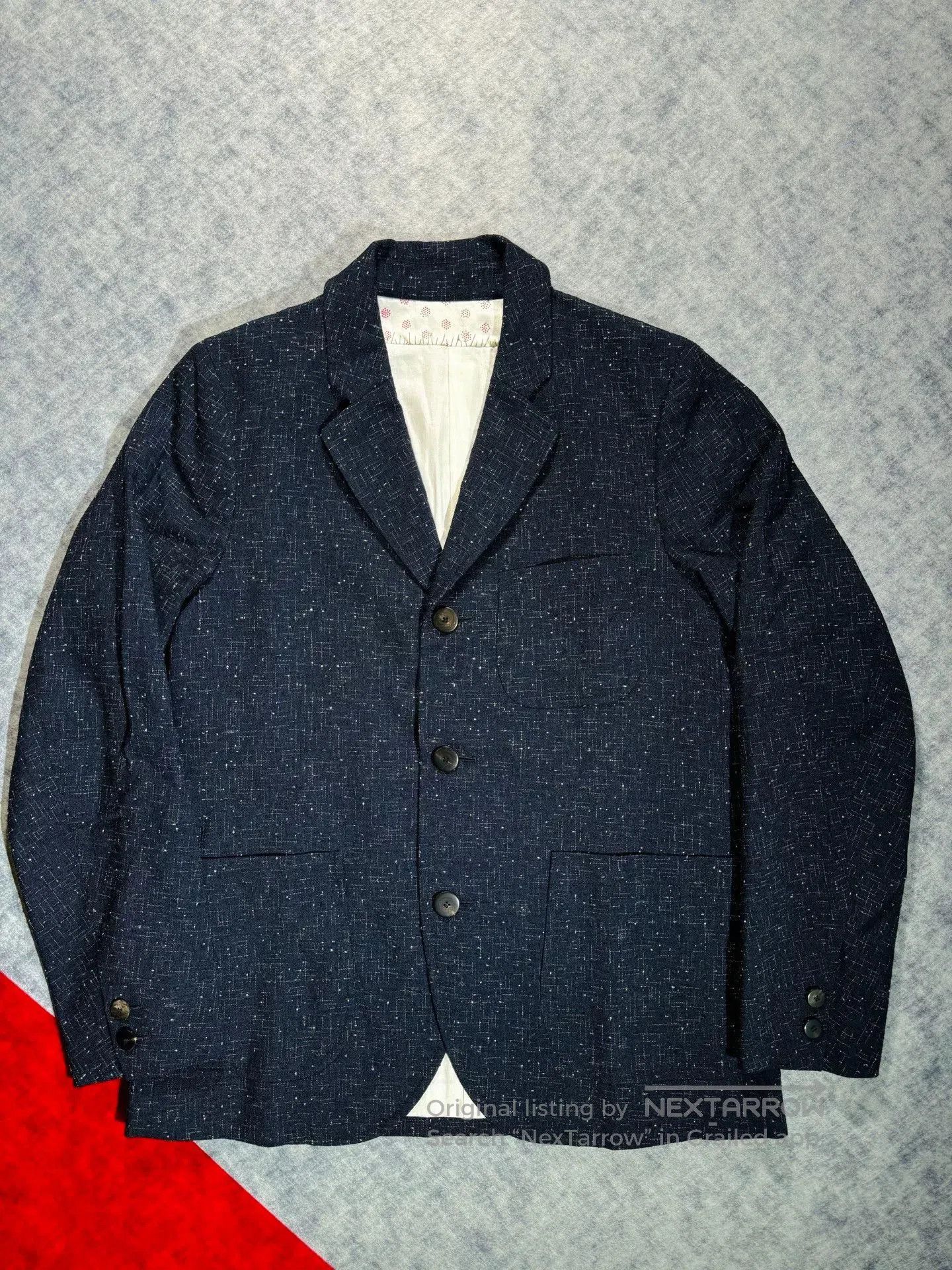 Visvim visvim hopiland blazer in navy wool. Size US M / EU 48-50 / 2 - 1 Thumbnail