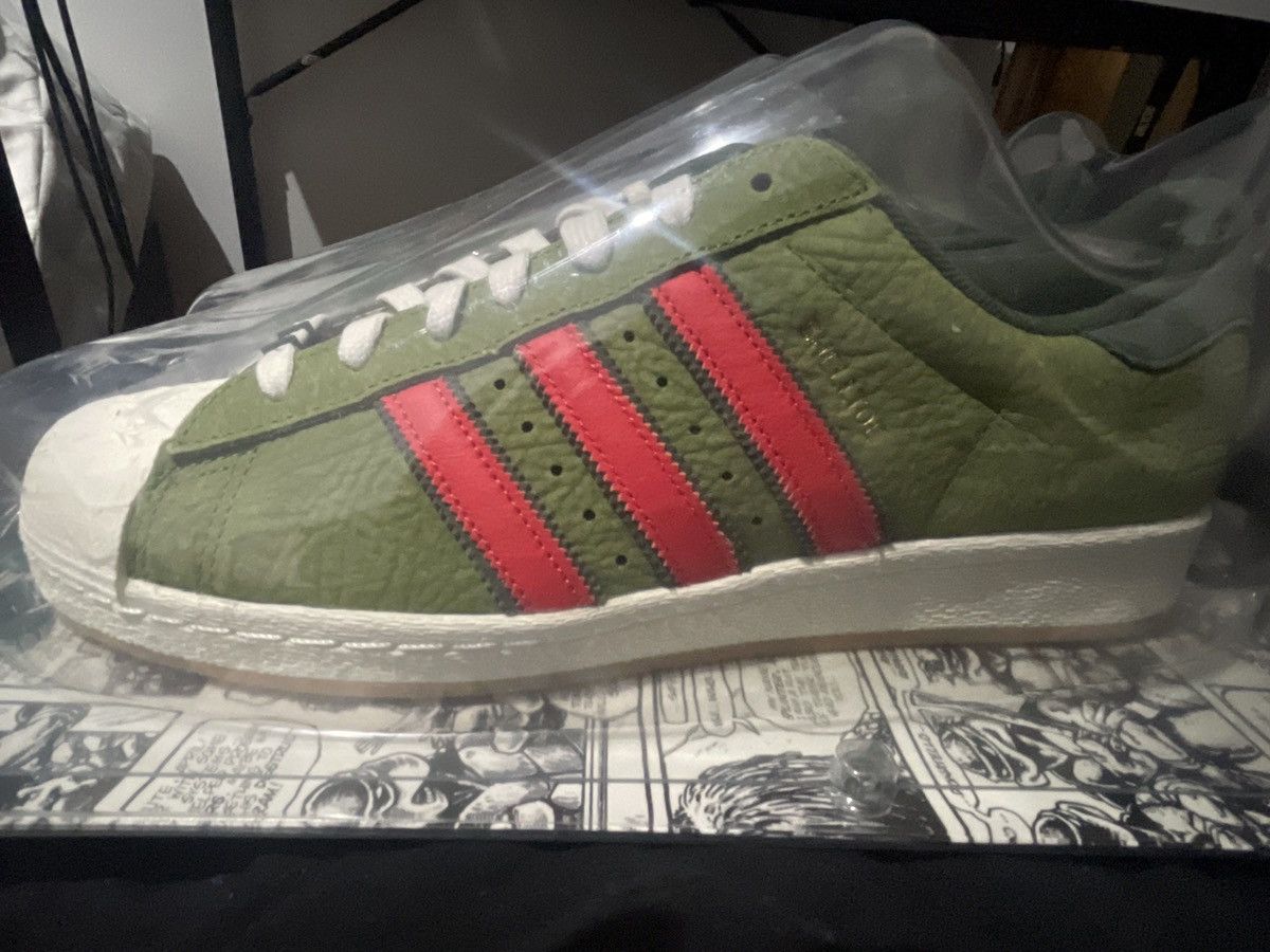 Adidas Adidas superstar sheltoe teenage mutant ninja turtle Size US 11.5 / EU 44-45 - 6 Thumbnail