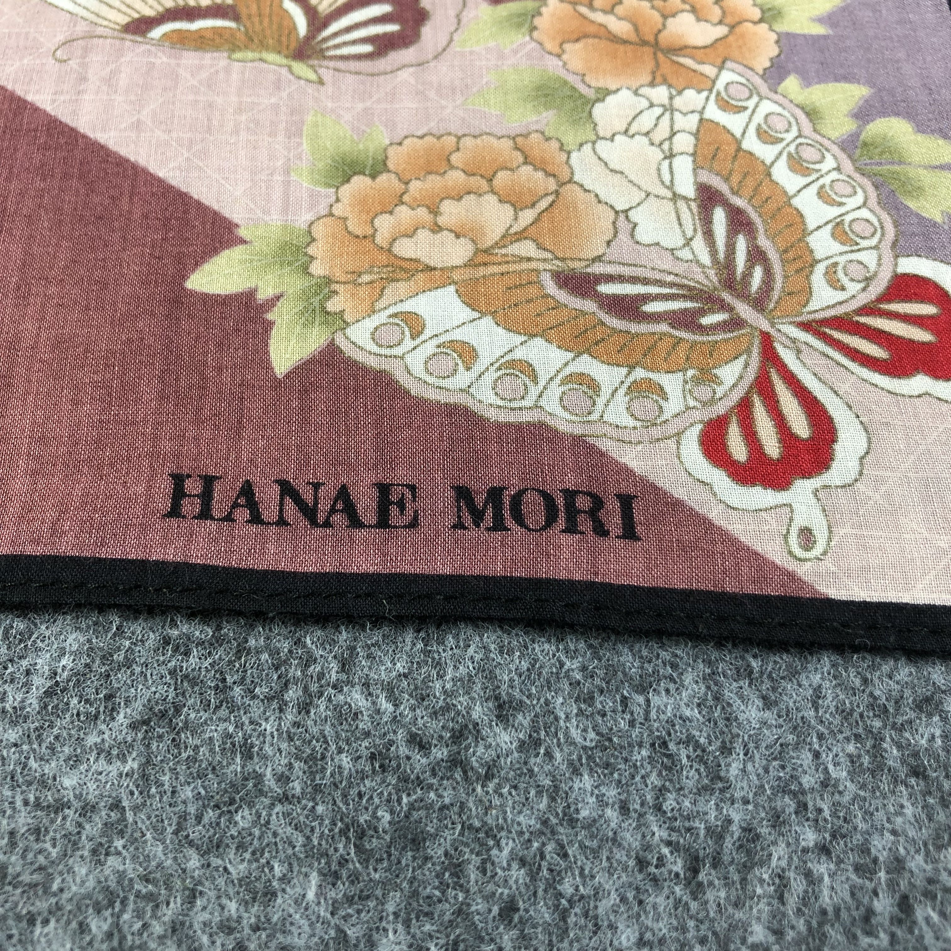 Hanae Mori × Vintage Hanae Mori Handkerchief Neckerchief Bandana H2254 Size ONE SIZE - 4 Thumbnail