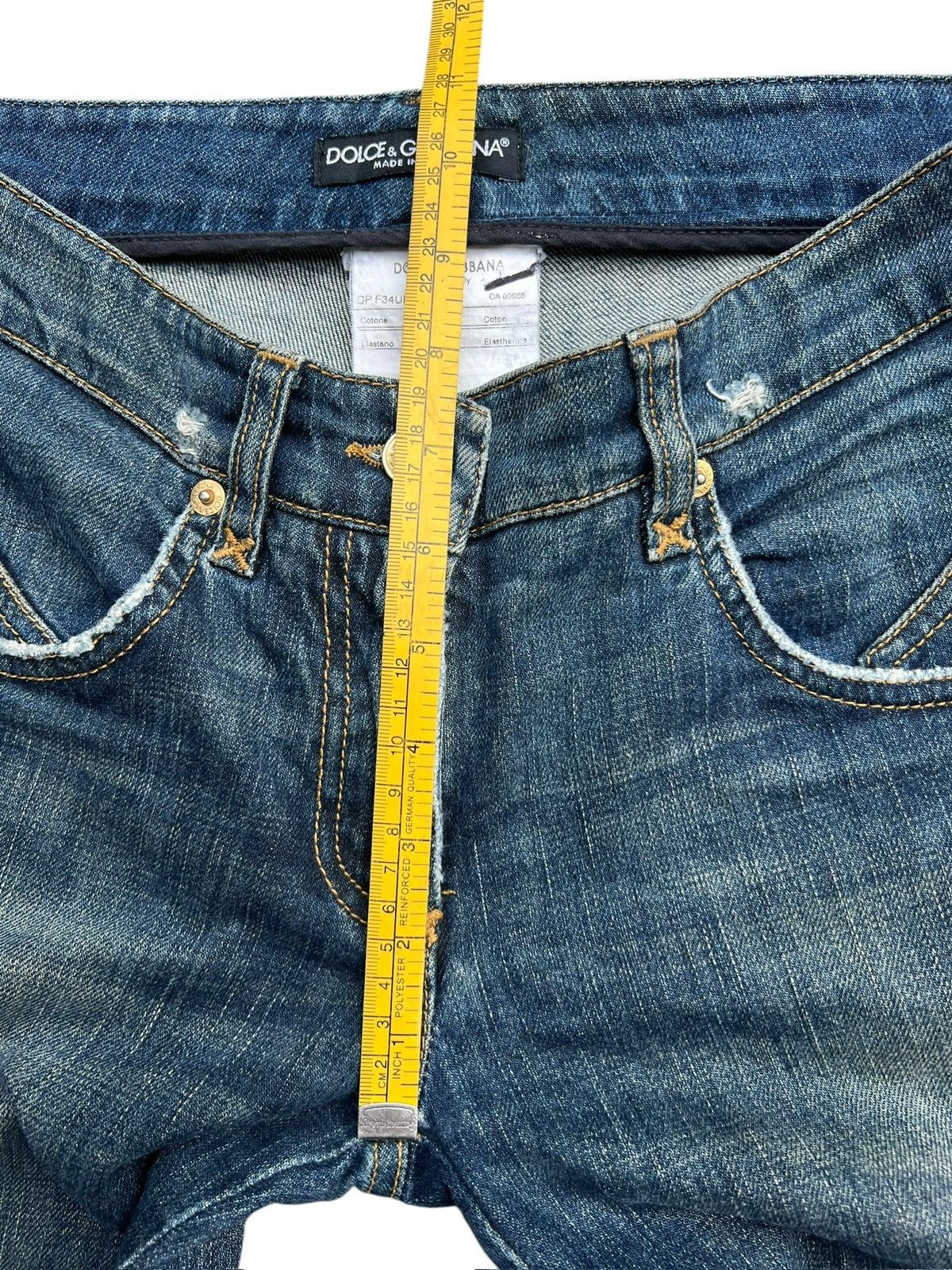 Dolce & Gabbana Dolce & Gabbana Lowrise Denim Jeans 30x33 Size 30" / US 8 / IT 44 - 14 Thumbnail