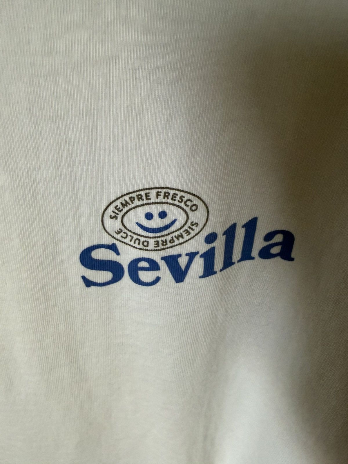 H&M H&M Sevilla Graphic T-Shirt White Size US L / EU 52-54 / 3 - 3 Thumbnail