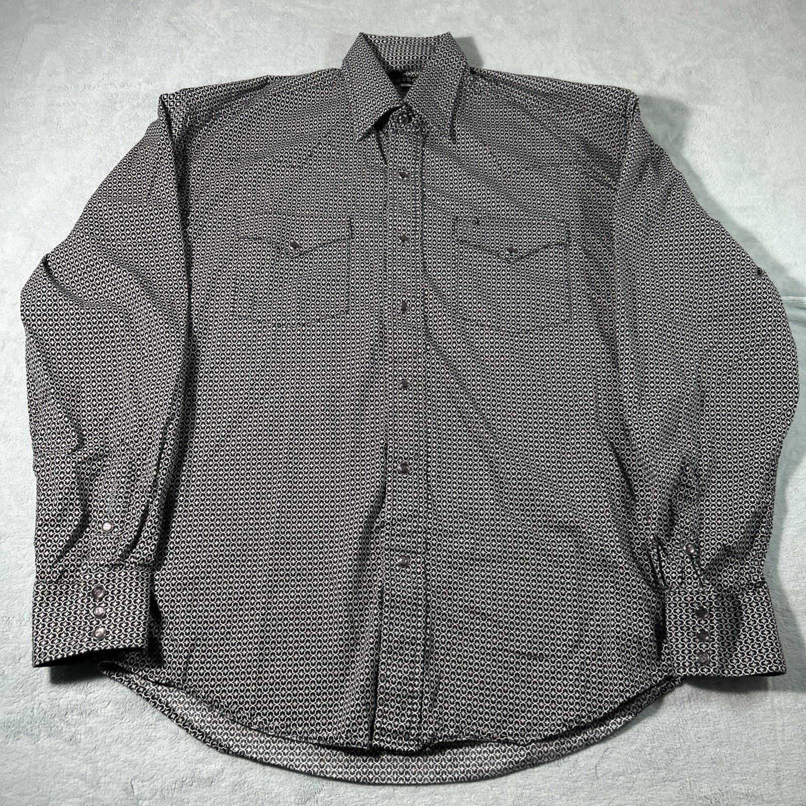 Stetson Stetson Pearl Snap Shirt Mens Medium Long Sleeve Western Size US M / EU 48-50 / 2 - 10 Thumbnail