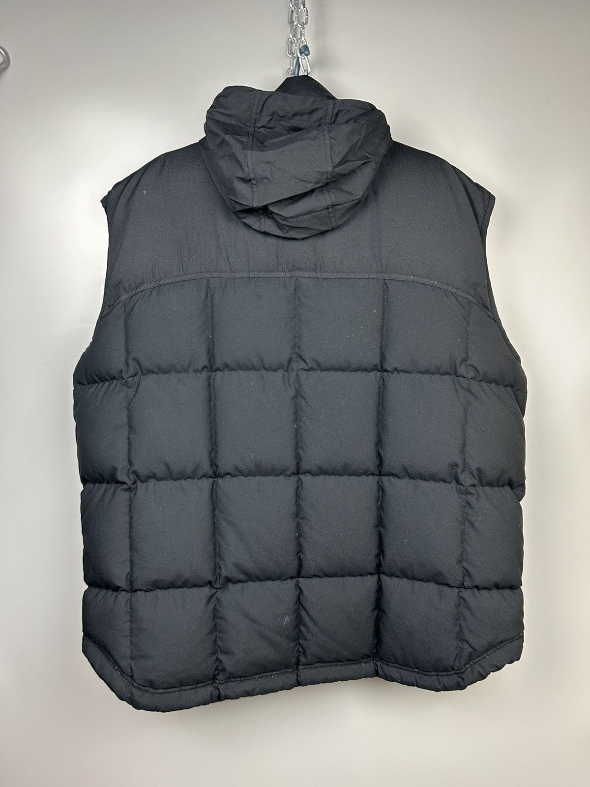 Nike × Vintage Vintage Y2K Nike Drill Black Puffer Down Vest Size US XXL / EU 58 / 5 - 14 Thumbnail