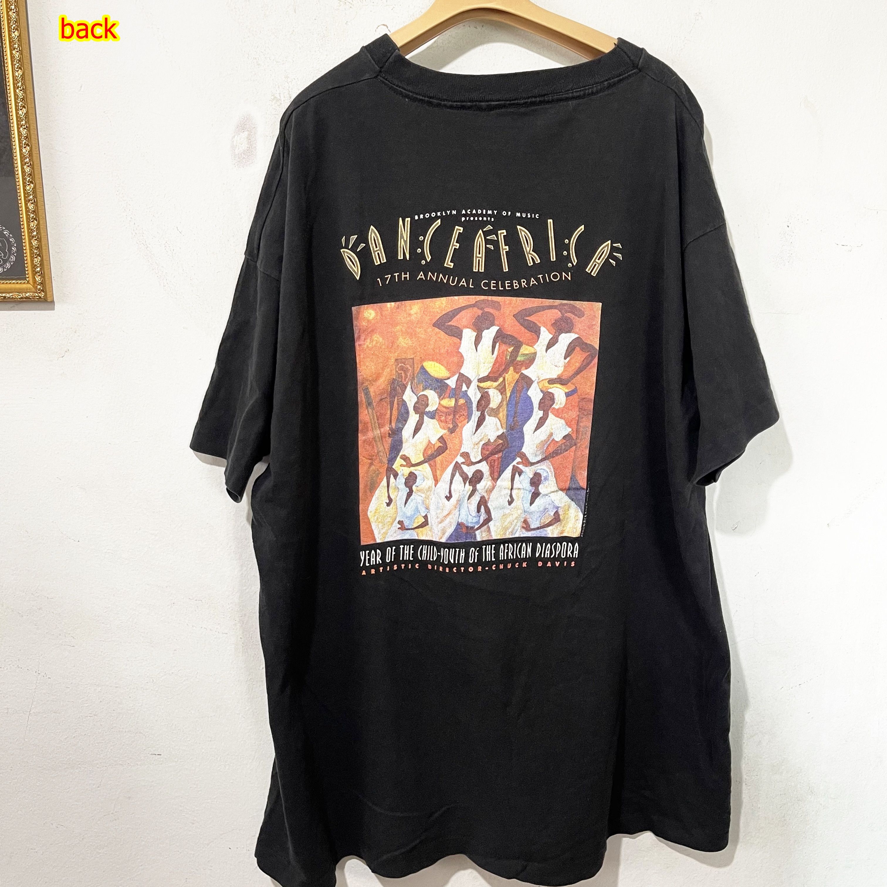 Vintage Vintage 90s DanceAfrica Brooklyn Academy of Music T-Shirt Size US XXL / EU 58 / 5 - 1 Thumbnail