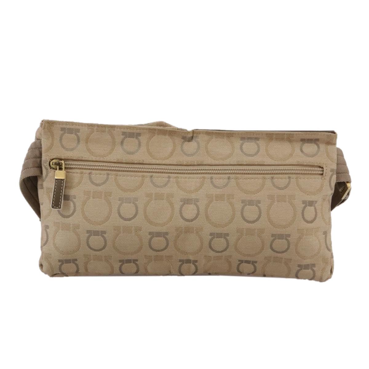 Salvatore Ferragamo Salvatore Ferragamo Waist Bag Canvas Beige Size ONE SIZE - 1 Thumbnail