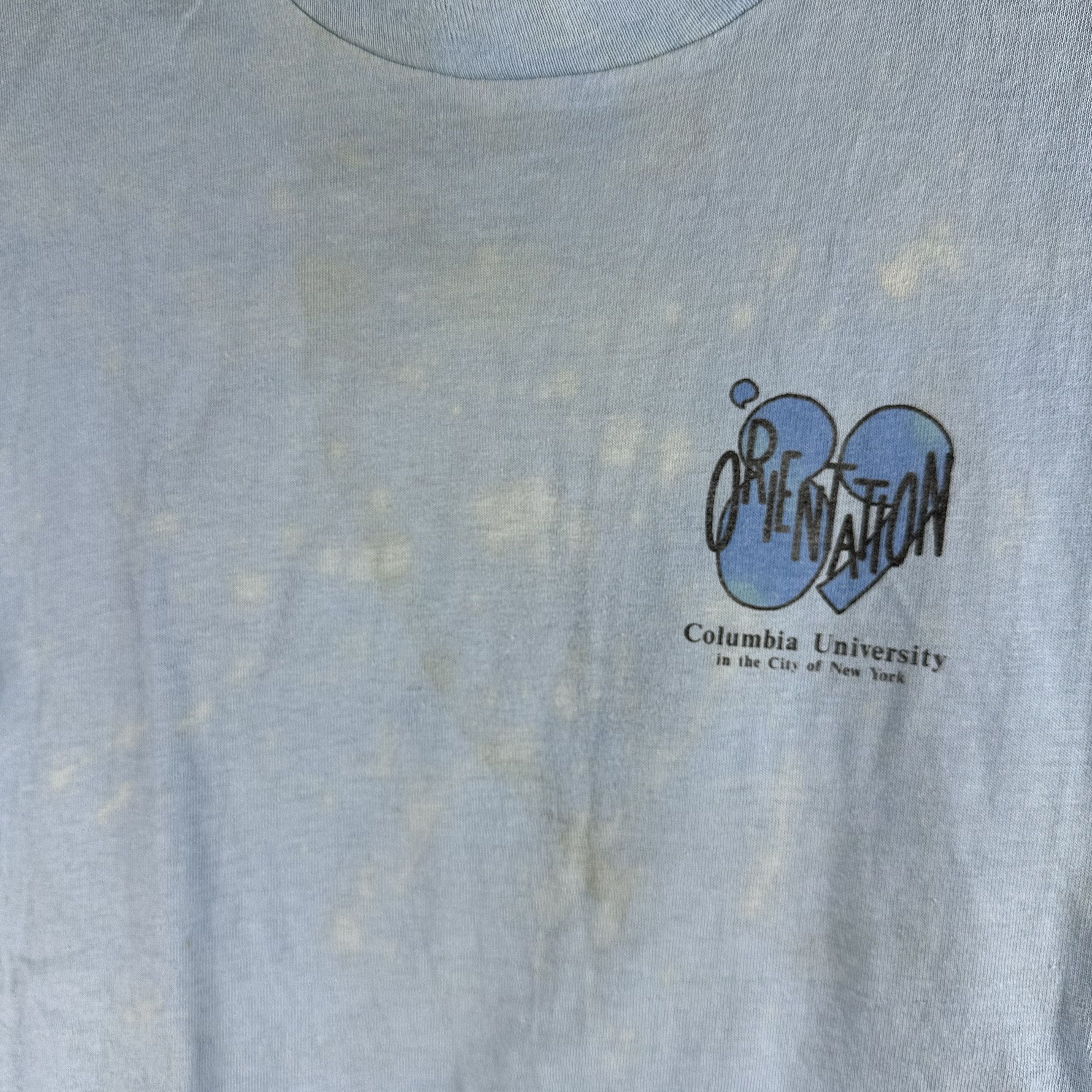 Vintage Vintage 1989 Columbia University Orientation Artwork T-shirt Size US XL / EU 56 / 4 - 2 Thumbnail
