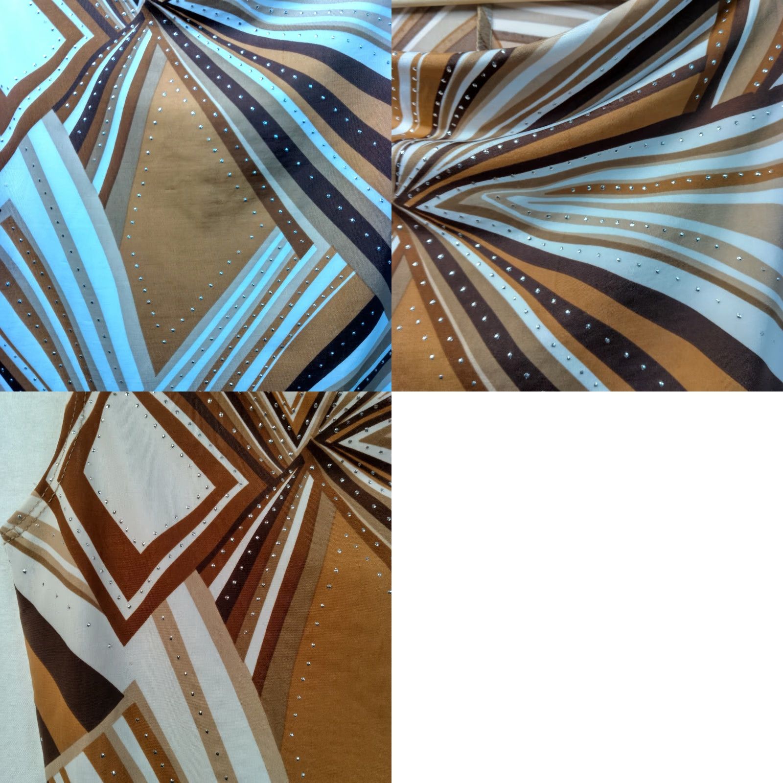 Vintage VINTAGE Poetry Clothing Sleeveless Top Shirt Junior Small Brown Geometric Stretch Cowl Neck Pullovers Casual USA Made Womens Ladies Size S / US 4 / IT 40 - 9 Thumbnail