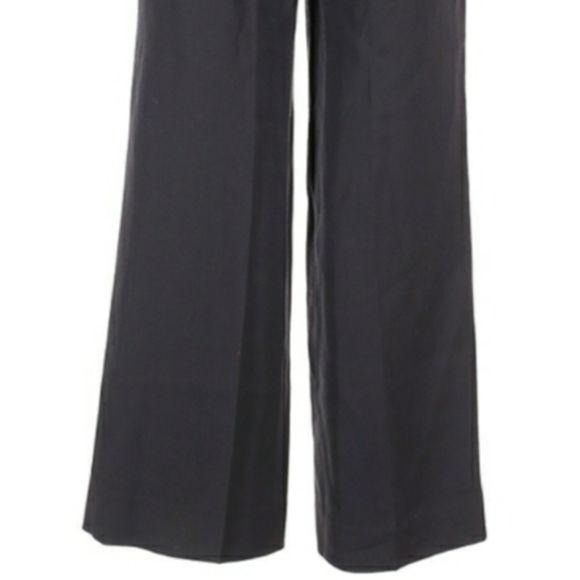 Armani Collezioni Dress Pants 6 Gray Flat Front High-rise St