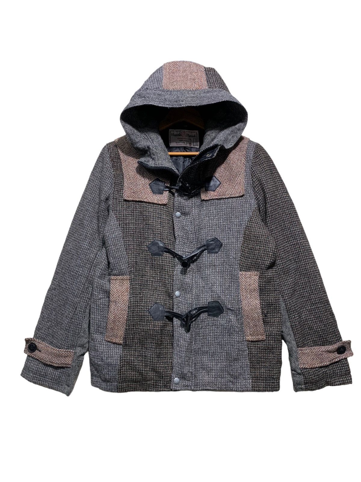 Harris Tweed 🔥HARRIS TWEED WOOL SPLIT HOODIE JACKETS Size US M / EU 48-50 / 2 - 1 Thumbnail