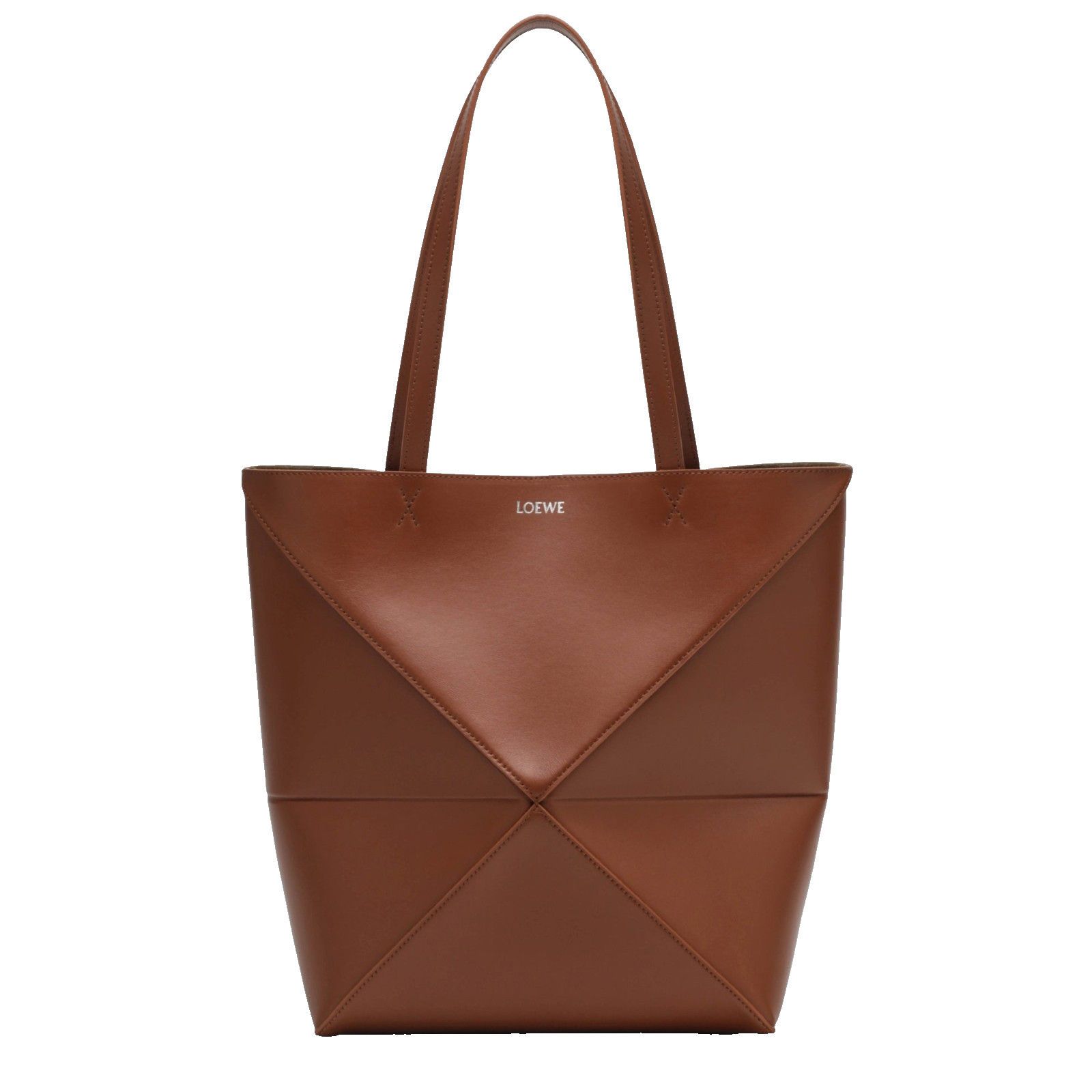 Loewe LOEWE $2350 Puzzle Fold Medium Shiny Calfskin Tote Bag New & Size ONE SIZE - 1 Thumbnail