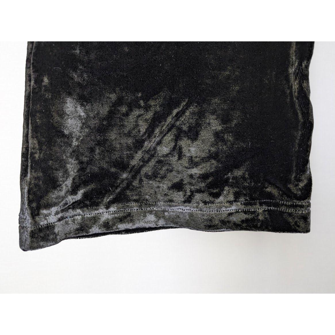 Balenciaga o1rshd1 Baggy Pants BB Paris Icon Shiny Velvet in Black Size US 28 / EU 44 - 5 Thumbnail