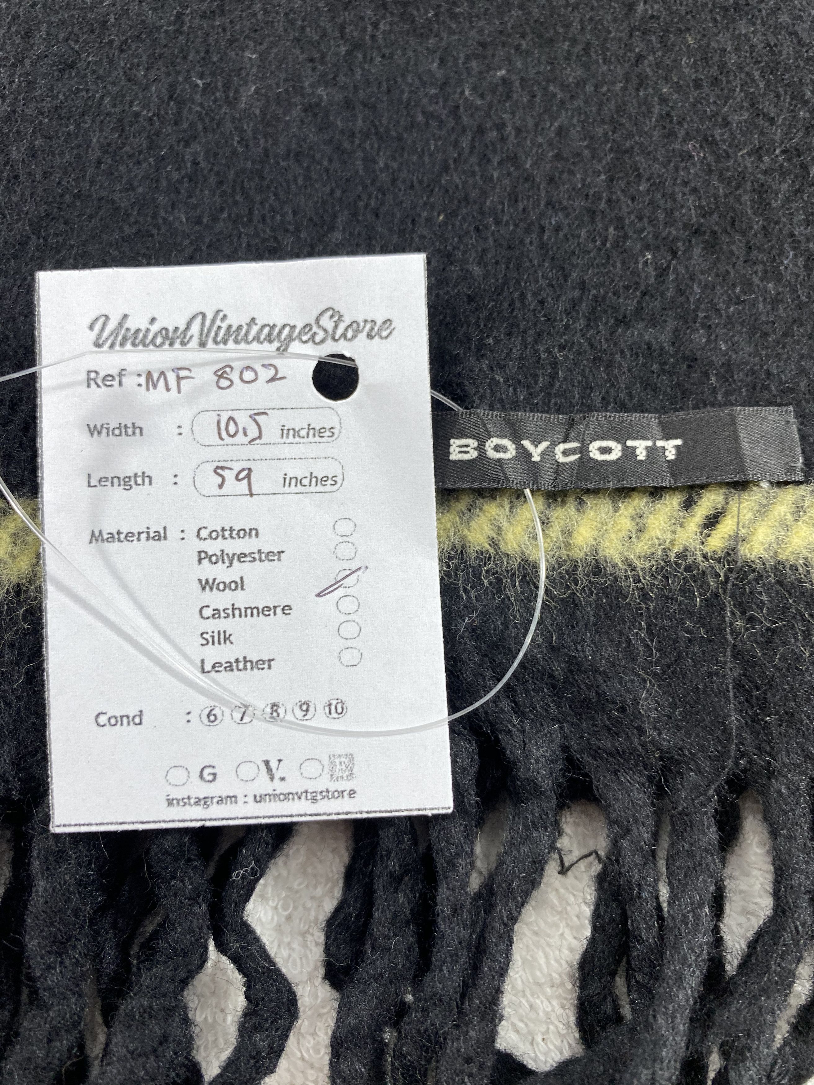 Boycott Vintage Boycott Scarf/Muffler/Neckwear MF802 Size ONE SIZE - 4 Thumbnail