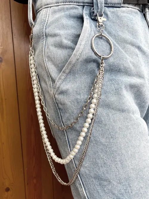 VIBE Pearl Layered Belt Chain Size ONE SIZE - 6 Thumbnail