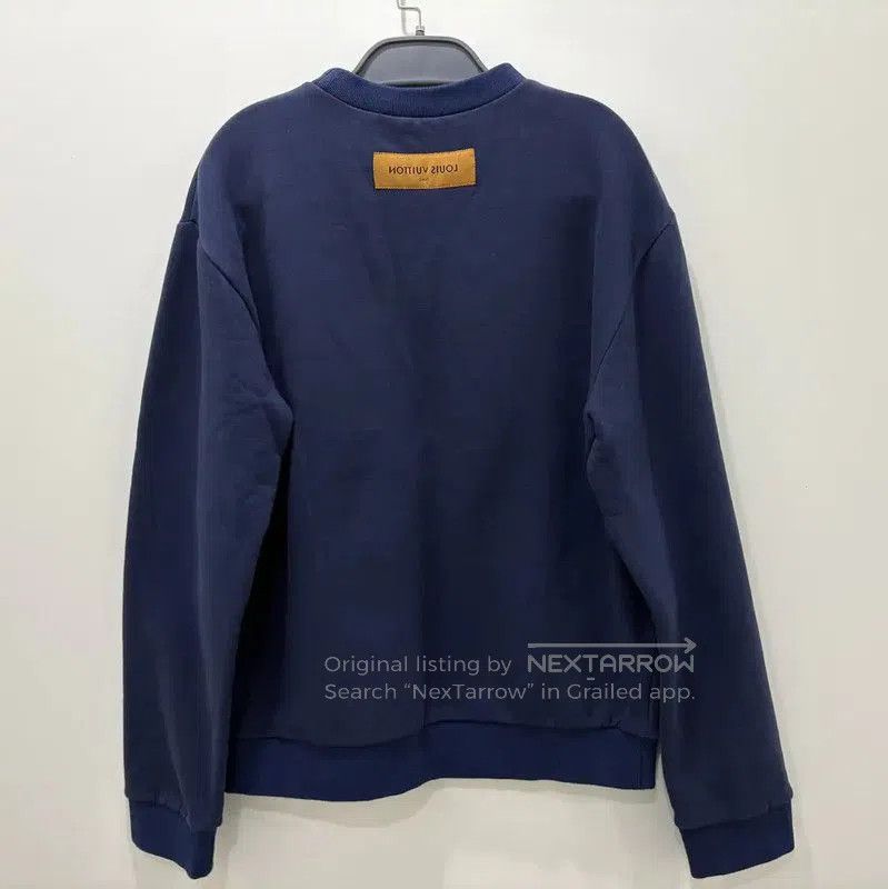 Louis Vuitton Louis Vuitton Navy Cotton Men's Sweatshirt . Size US S / EU 44-46 / 1 - 2 Thumbnail