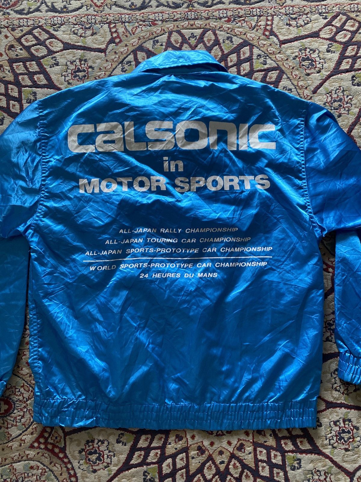 Gear for Sports Vintage Calsonic Nissan Racing Team Jacket Le Mans 24H WSPC Size US L / EU 52-54 / 3 - 6 Thumbnail
