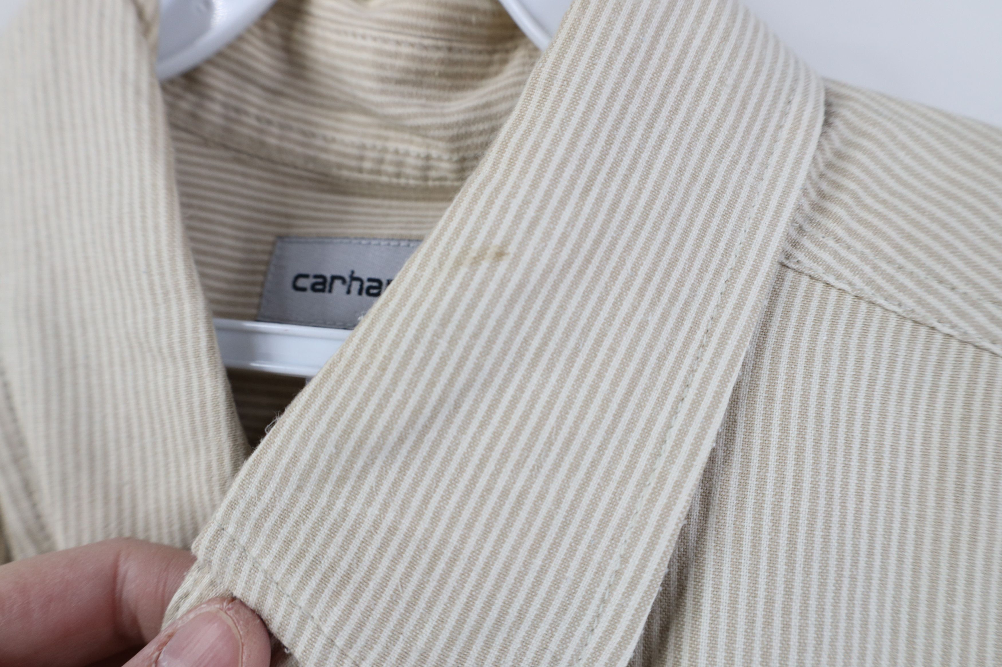 Carhartt Vintage Carhartt Striped Short Sleeve Button Down Shirt Size US L / EU 52-54 / 3 - 5 Thumbnail