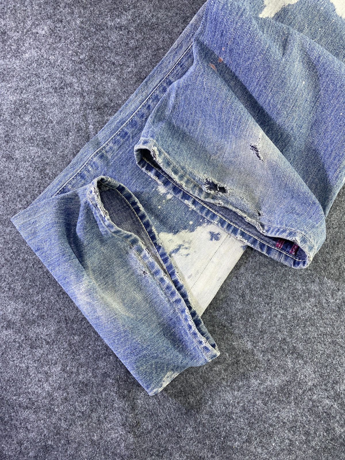 Japanese Brand × Jean × Vanquish Vanquish Flare Blue Wash Denim - J939 Size 32" / US 10 / IT 46 - 11 Thumbnail