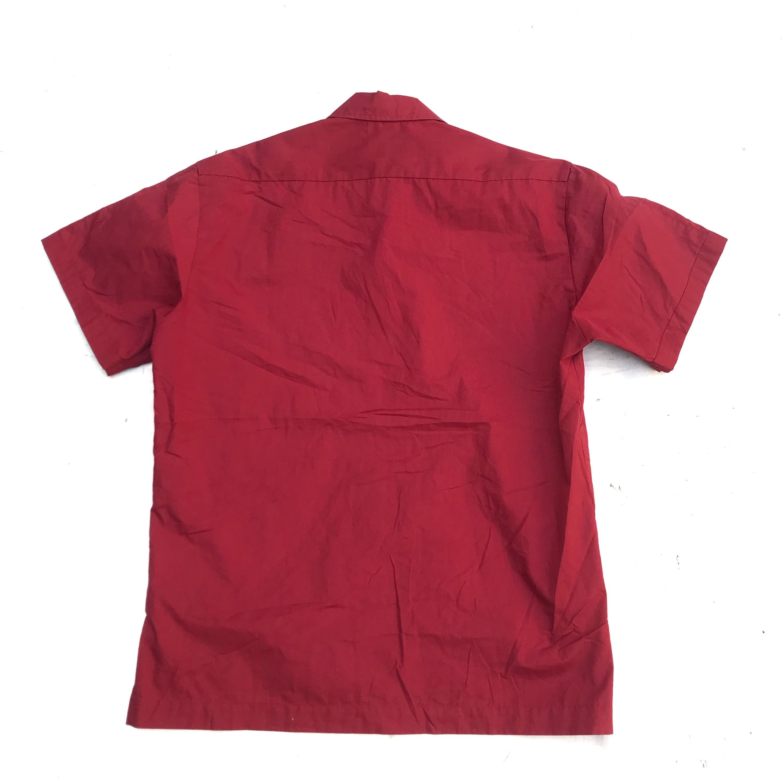 Japanese Brand Hide and seek japan Open Colar red shirt short sleeves shirt Size US M / EU 48-50 / 2 - 8 Thumbnail