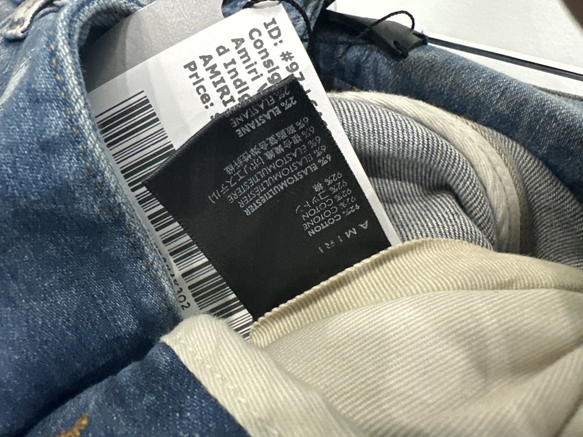 Amiri Amiri x Wes Lang Sketch Jeans ‘Painted Indigo’ Size US 30 / EU 46 - 6 Thumbnail