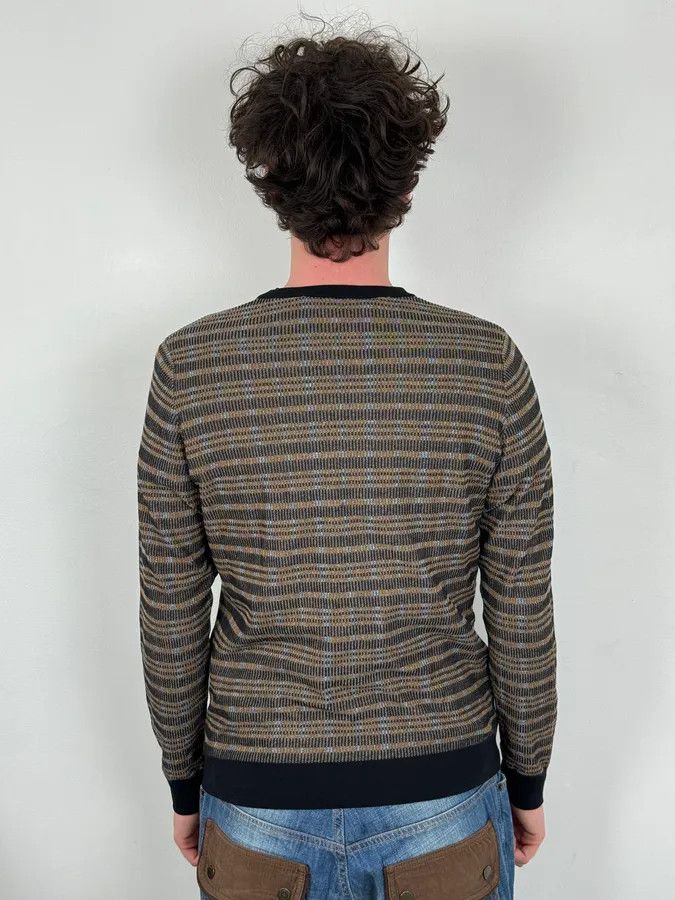 Louis Vuitton Louis Vuitton Checkered Striped Classy Sweater Size US M / EU 48-50 / 2 - 3 Thumbnail