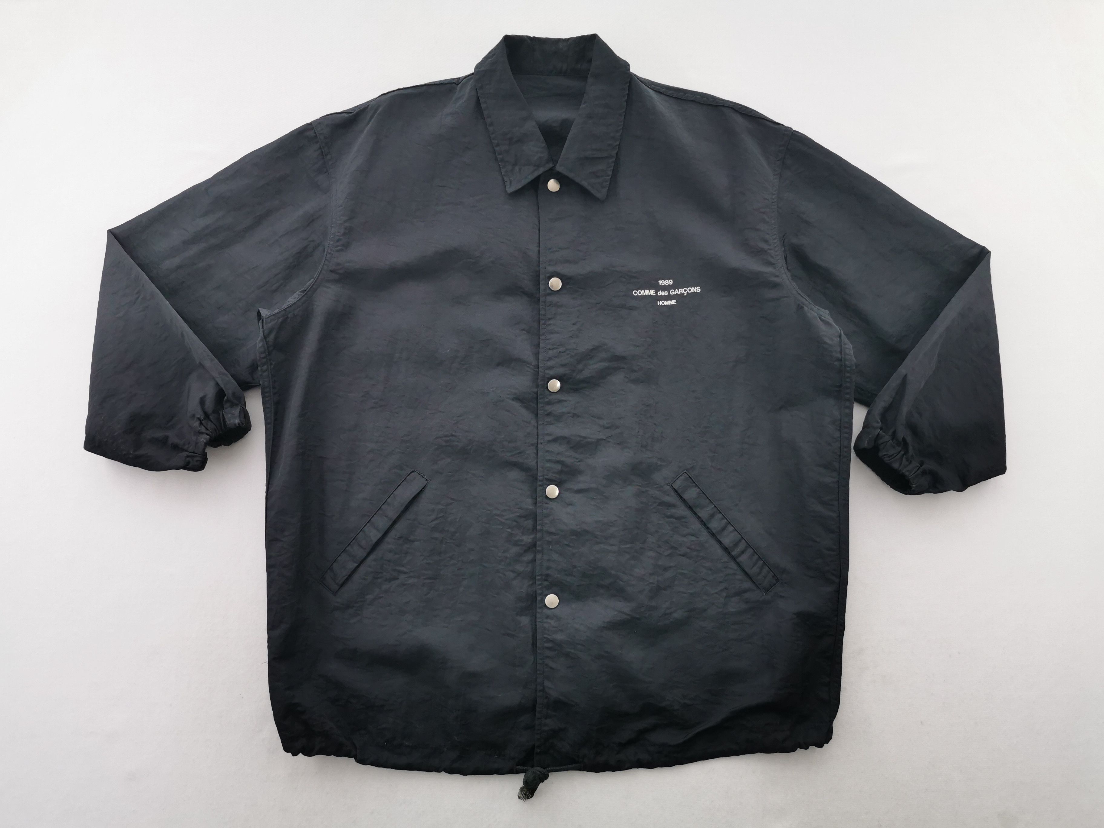 Comme des Garcons Homme VTG 80s Comme des Garcons 1989 Scovill Nylon Windbreaker Size US XL / EU 56 / 4 - 3 Thumbnail