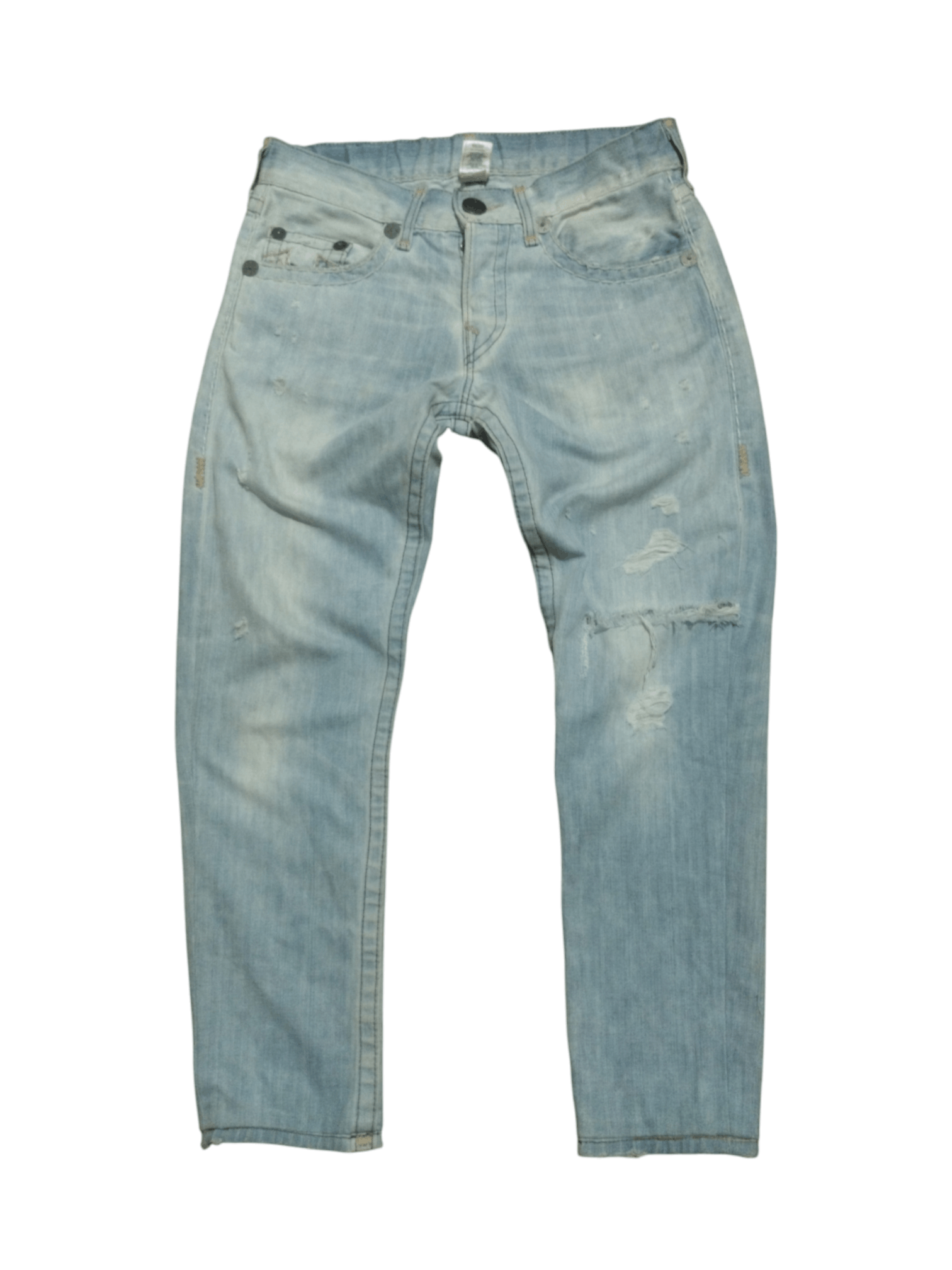 True Religion Distressed Wash Denim Pants