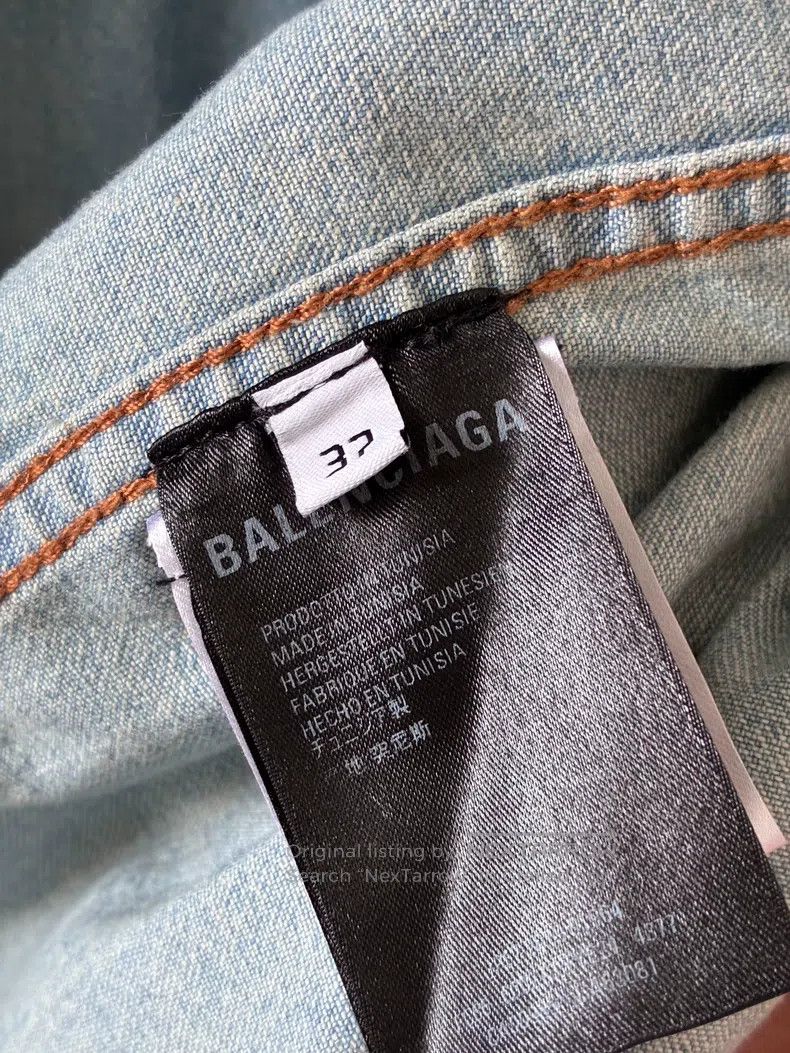 Balenciaga Balenciaga size 37 Denim Jacket Size US S / EU 44-46 / 1 - 6 Thumbnail
