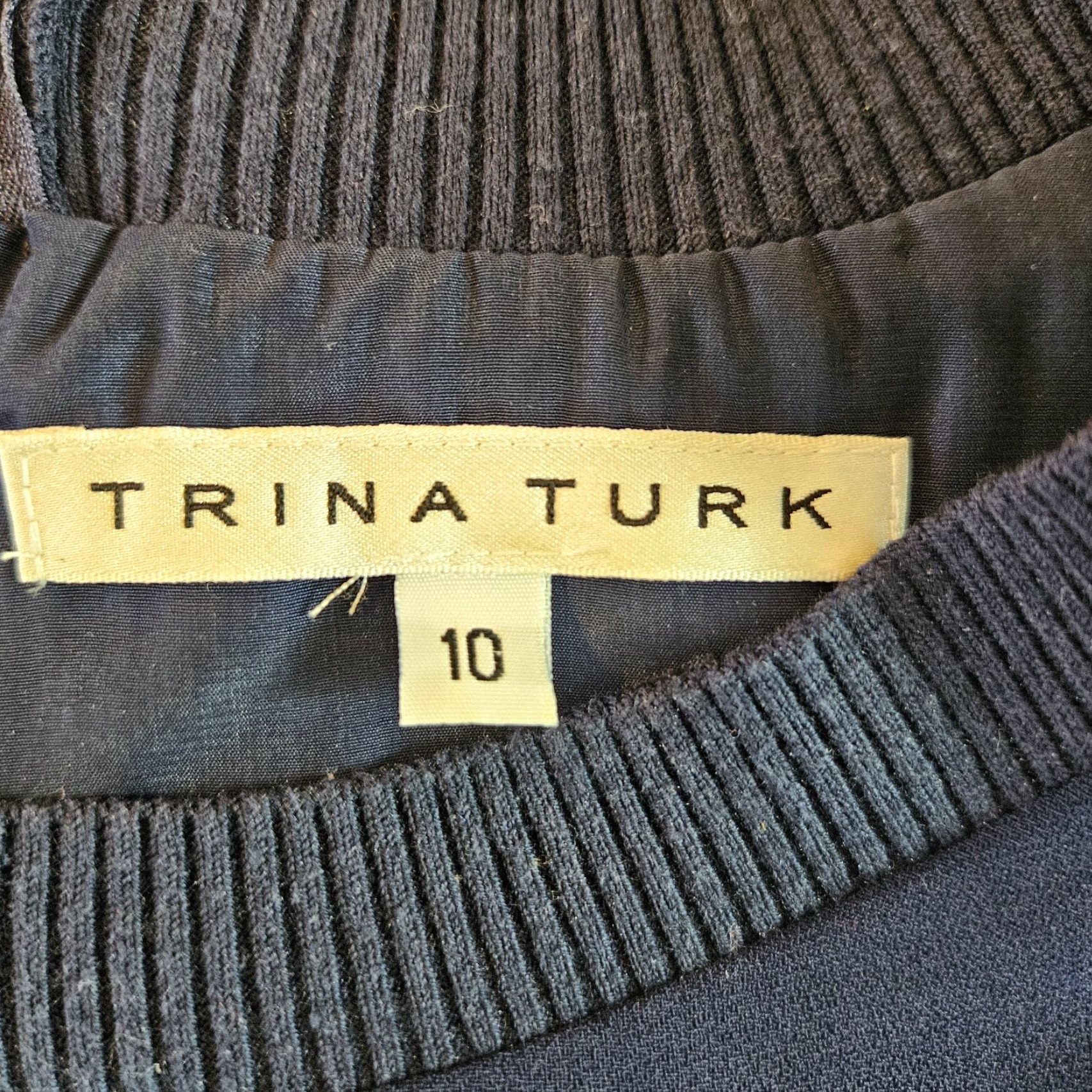 Trina Turk Trina Turk Jumpsuit Womens Size 10 Solid Blue Sleeveless Cutouts One-Piece Fashion Size 32" / US 10 / IT 46 - 7 Thumbnail
