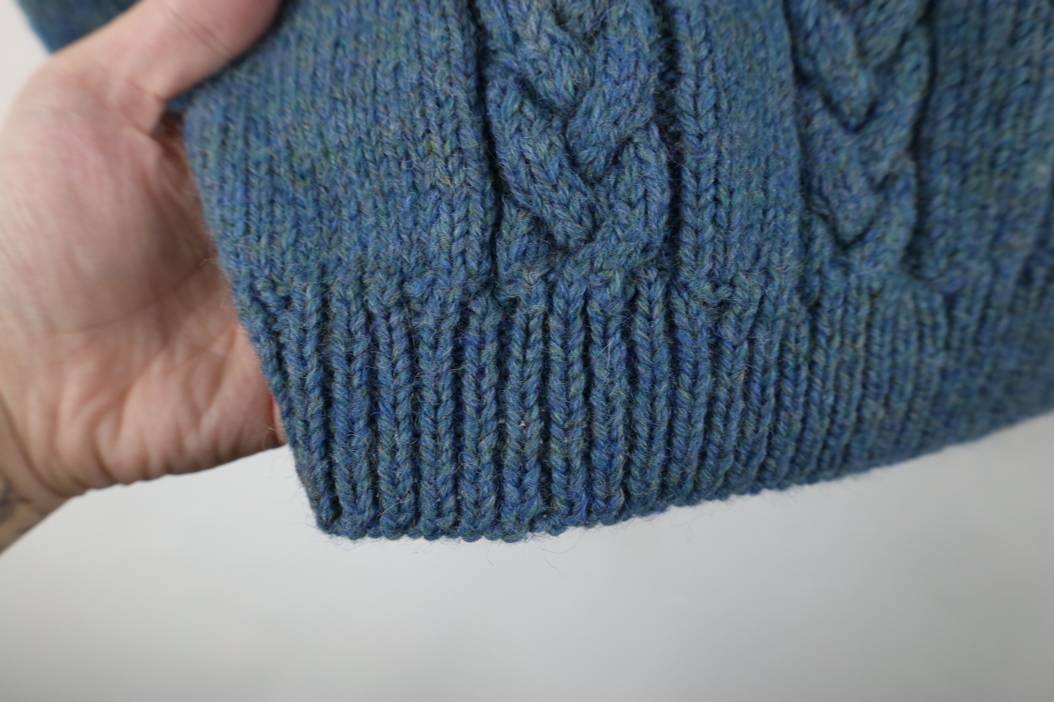 Vintage Vintage 50s 60s Rockabilly Wool Chunky Cable Knit Sweater Size S / US 4 / IT 40 - 6 Thumbnail