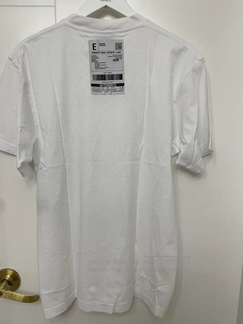 Vetements Vetements White Crew Neck Short Sleeve Size US S / EU 44-46 / 1 - 2 Thumbnail