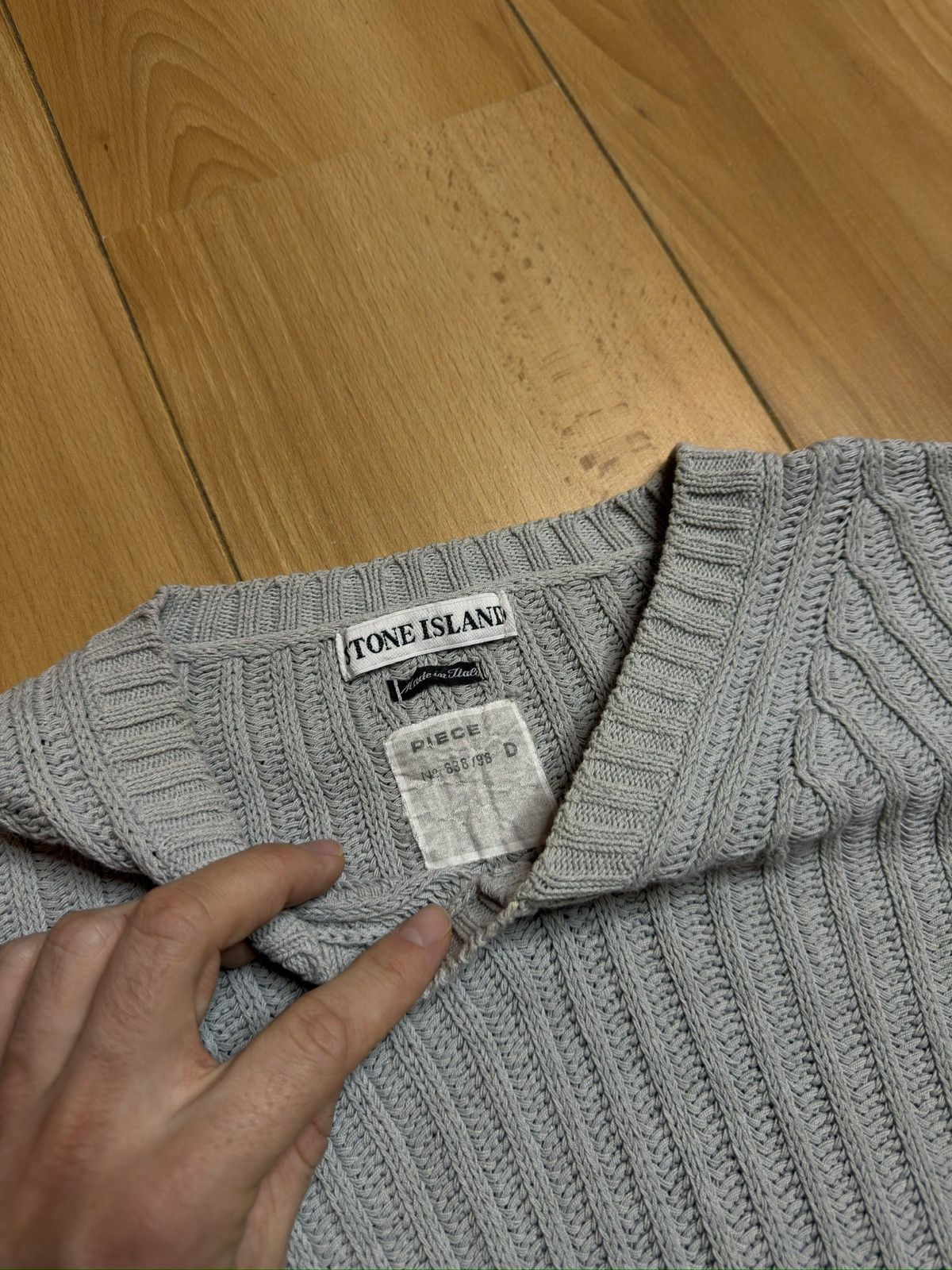 Stone Island Stone island cable knit sweater Size US M / EU 48-50 / 2 - 5 Thumbnail