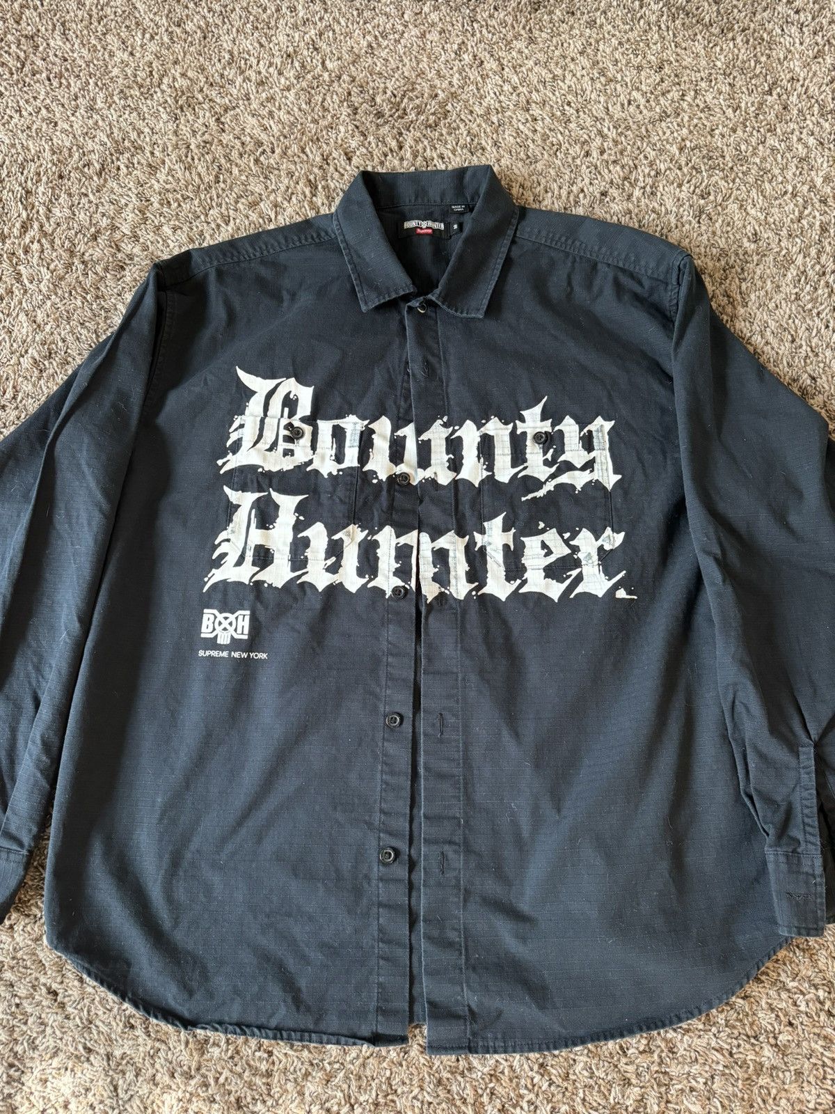 Supreme Bounty Hunter Long Sleeve Button up