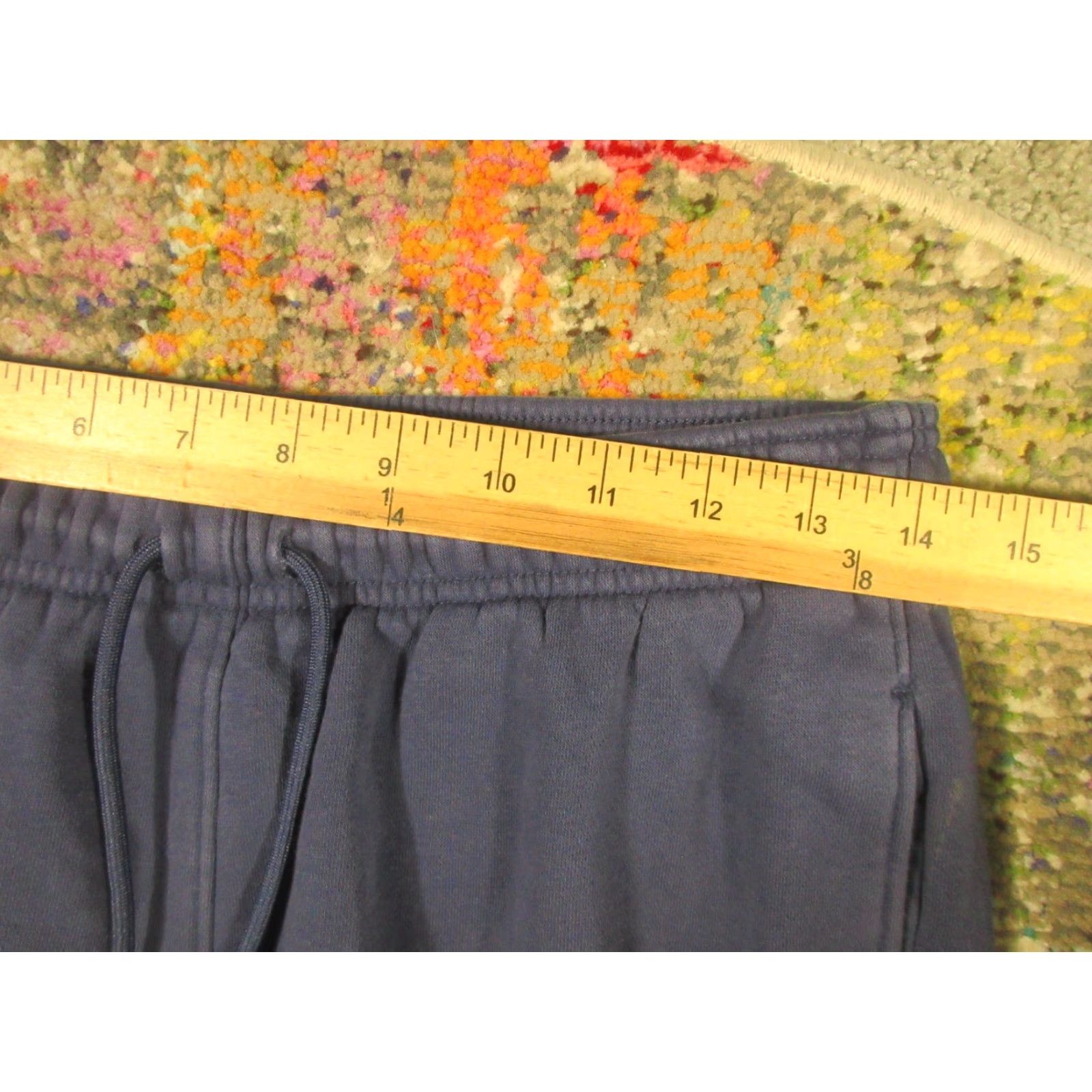 Nike Vtg Nike Jordan Sweatpants Mens M Navy Fleece Joggers Cotton Polyester Fleece Size US 31 - 7 Thumbnail