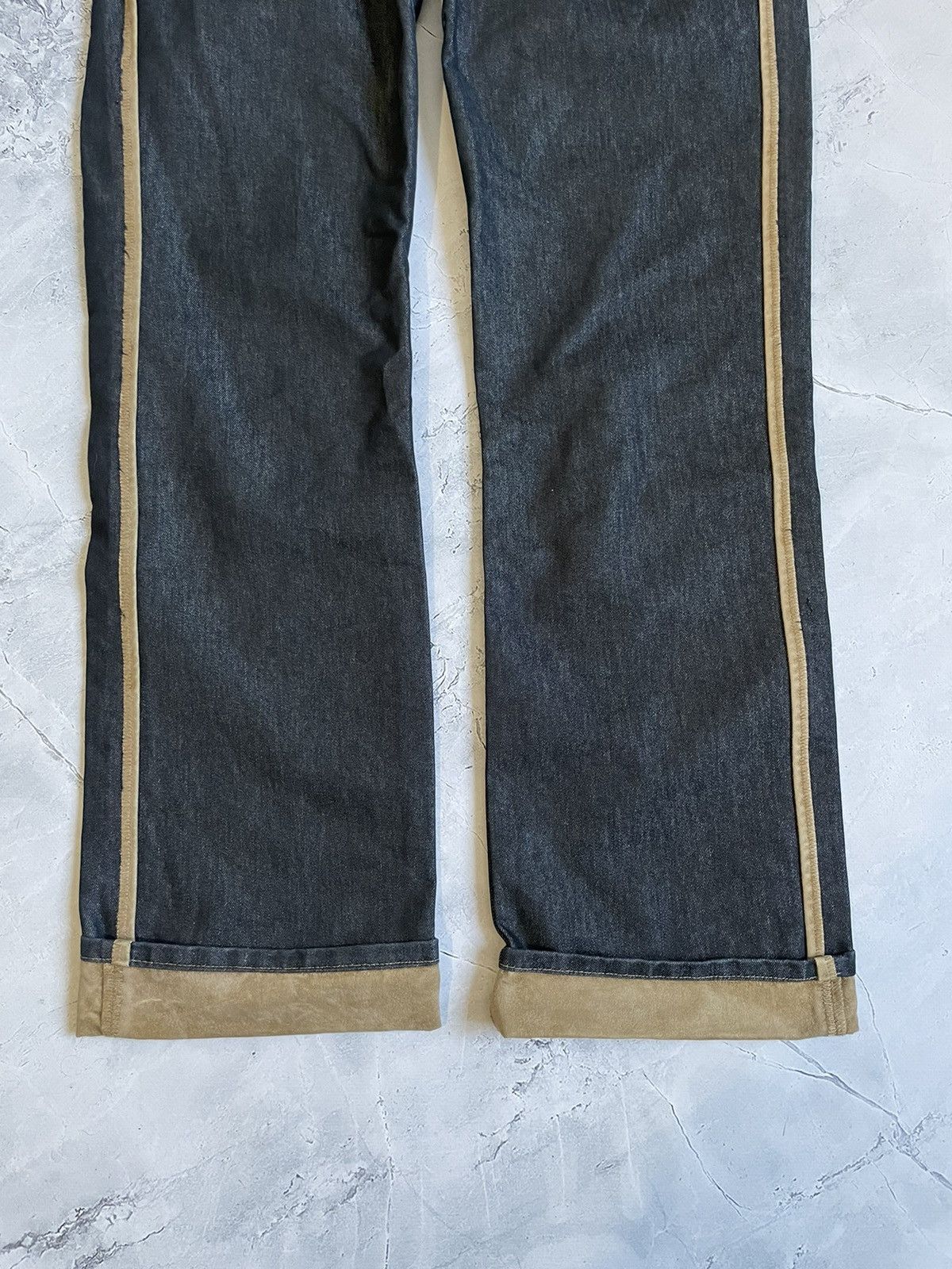 Gianfranco Ferre Archival GianFranco Ferre Suede Denim Pants Size US 30 / EU 46 - 4 Thumbnail