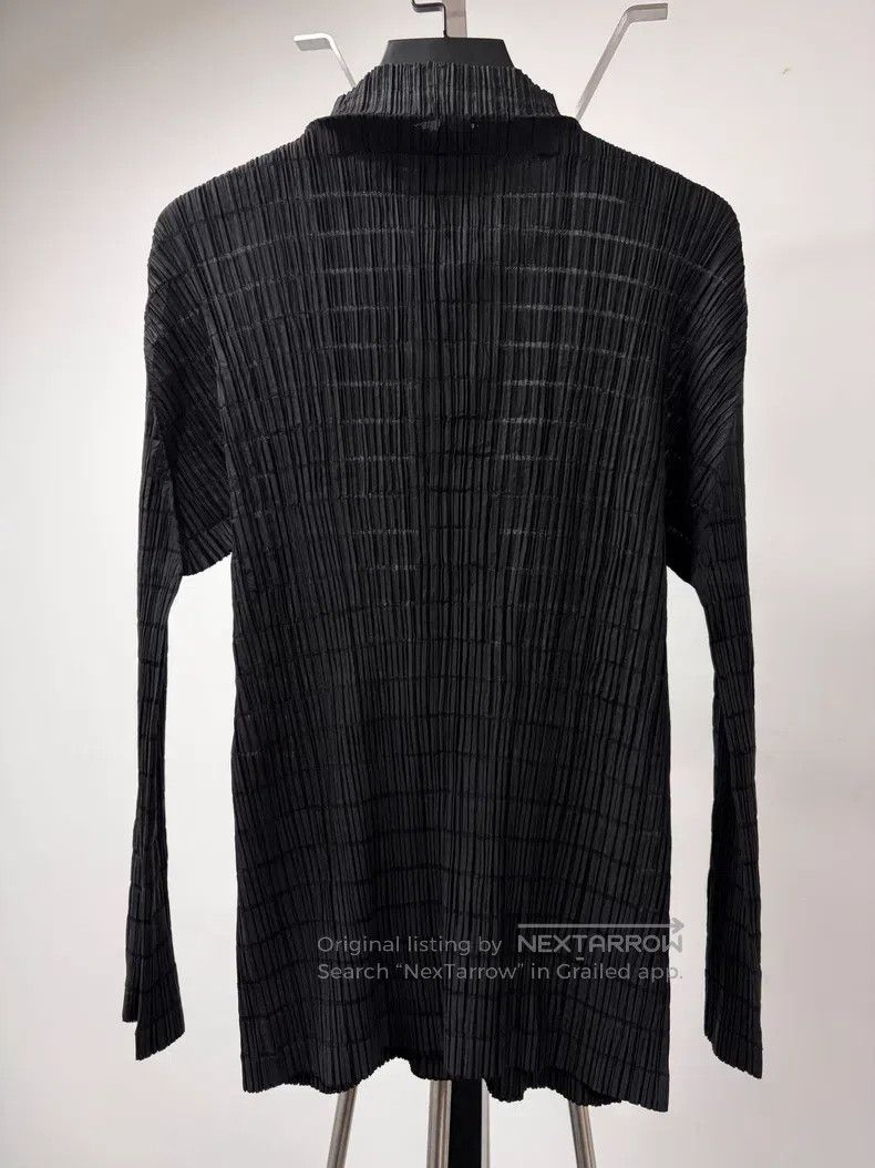 Issey Miyake Issey Miyake Stand Collar Bamboo Pleated Top Size S / US 4 / IT 40 - 2 Thumbnail