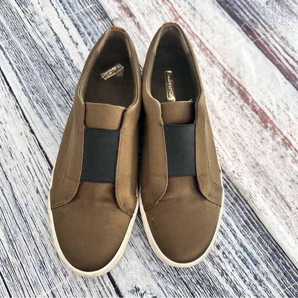 Other Louise Et Cie Green Satin Slip On Sneakers Size US 10 / IT 40 - 2 Thumbnail