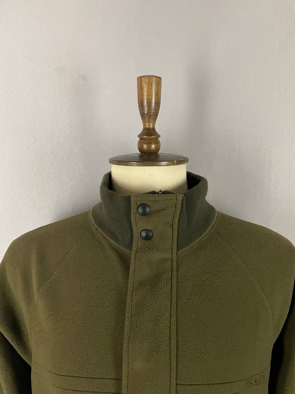 Prada Prada Fleece Sweater Khaki Zip Size US XXL / EU 58 / 5 - 3 Thumbnail