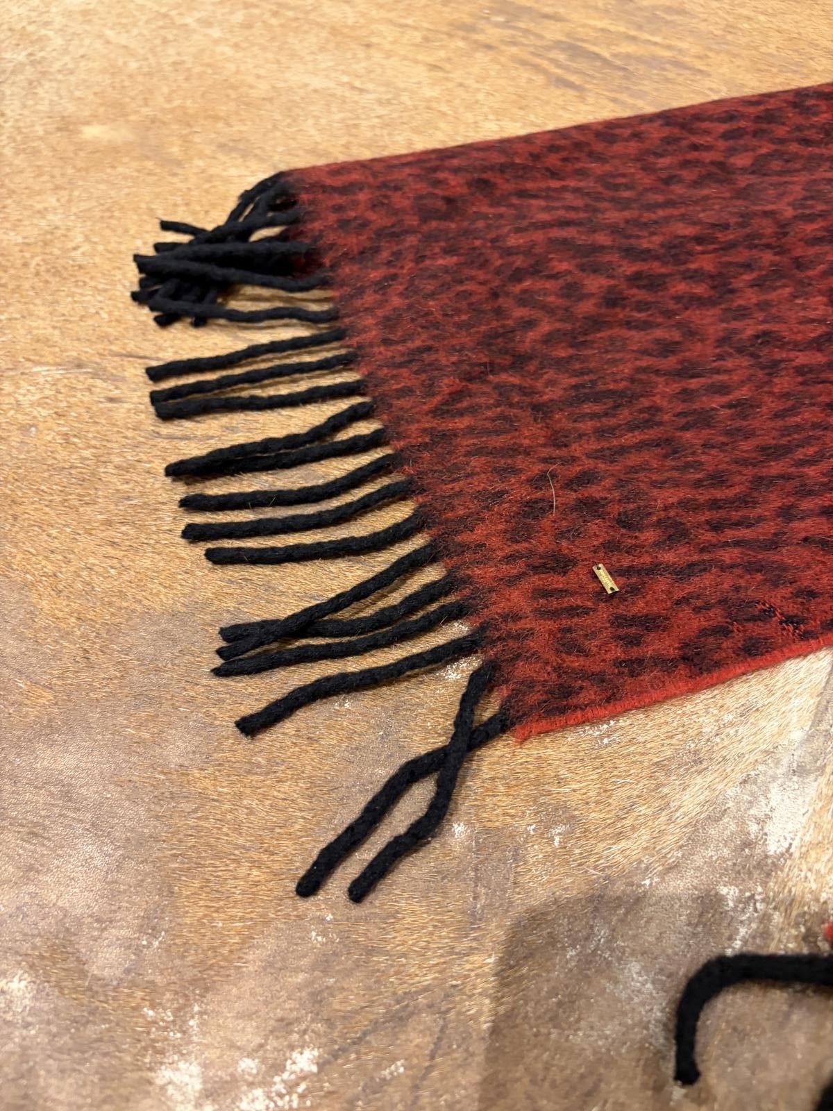 Saint Laurent Paris Saint Laurent Angora-Blend Leopard Scarf Size ONE SIZE - 2 Thumbnail