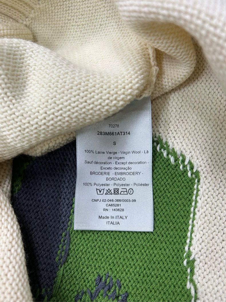 Dior Dior Co-branded new little devil printed beige knitted swea Size US S / EU 44-46 / 1 - 6 Thumbnail