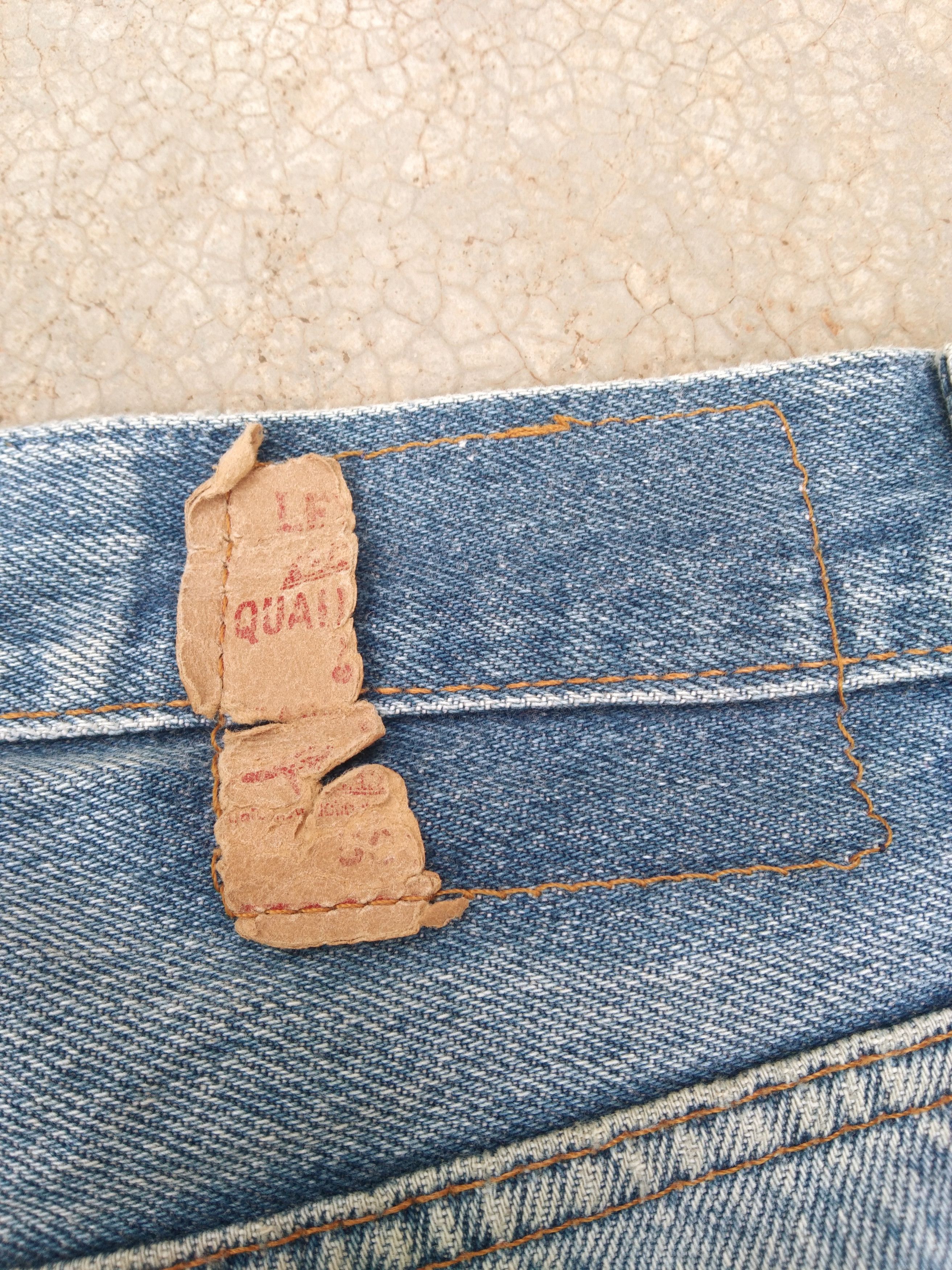 Levi's × Vintage 80s Vintage Levis 501 Made In USA Distressed Jeans 32x33 Size US 32 / EU 48 - 3 Thumbnail