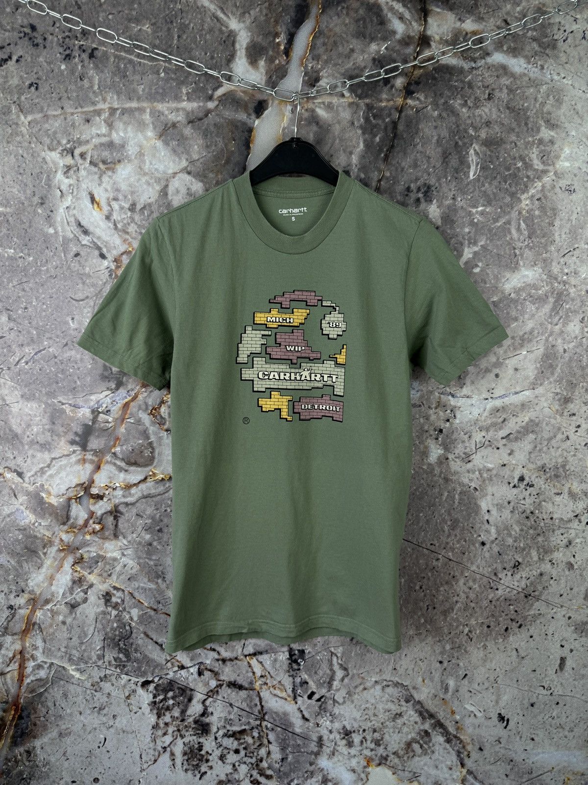 Carhartt Men’s Carhartt S/S Graft Detroit T-Shirt Streetwear Size S Size US S / EU 44-46 / 1 - 1 Thumbnail