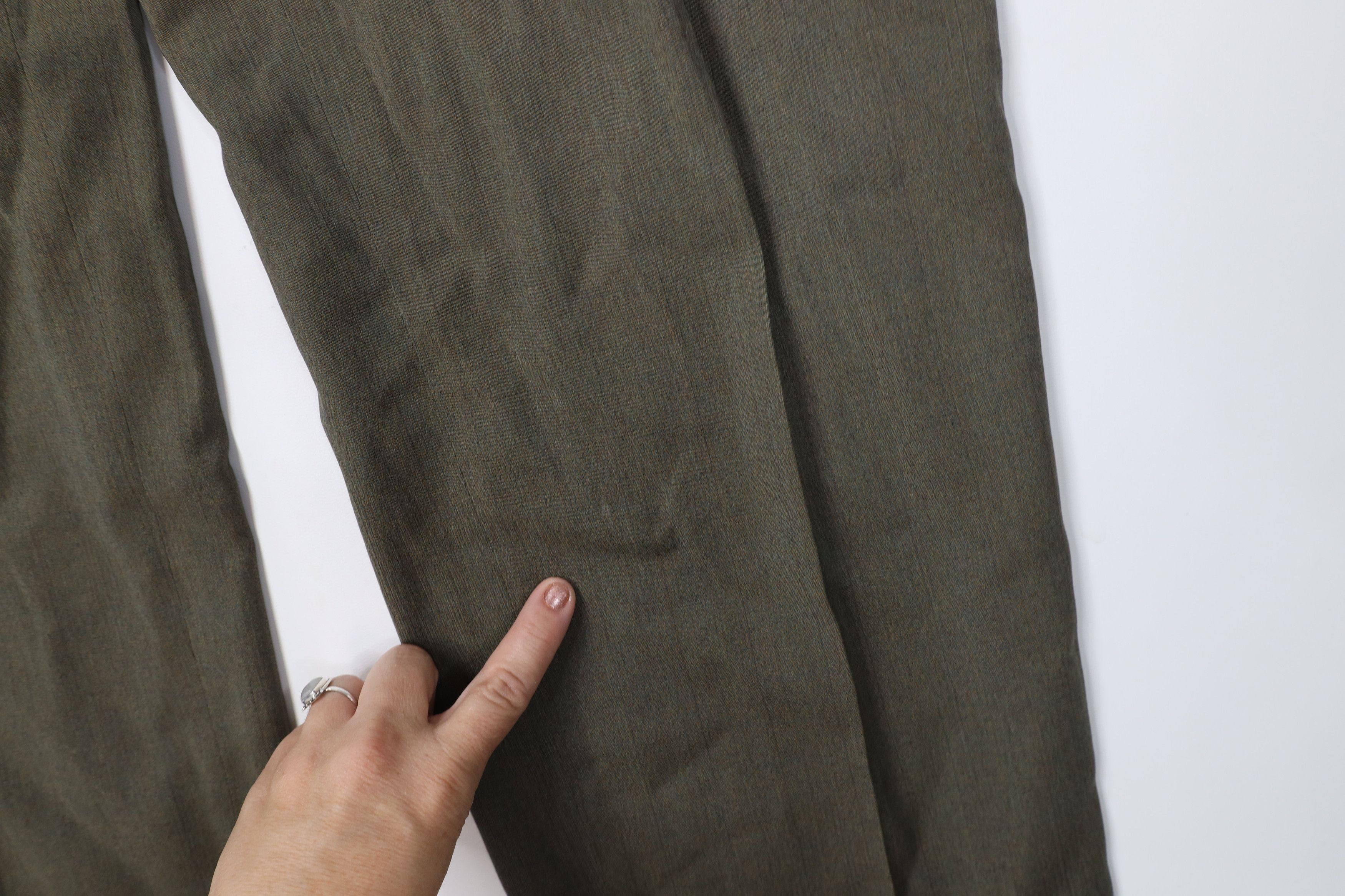 Vintage Vintage 70s Streetwear Wool Blend Wide Leg Chino Pants Size US 34 / EU 50 - 5 Thumbnail