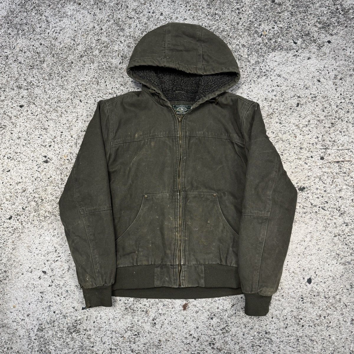 Vintage Thrashed Faded Dirty Work Jacket ERD Carhartt Balenciaga Size US M / EU 48-50 / 2 - 5 Thumbnail