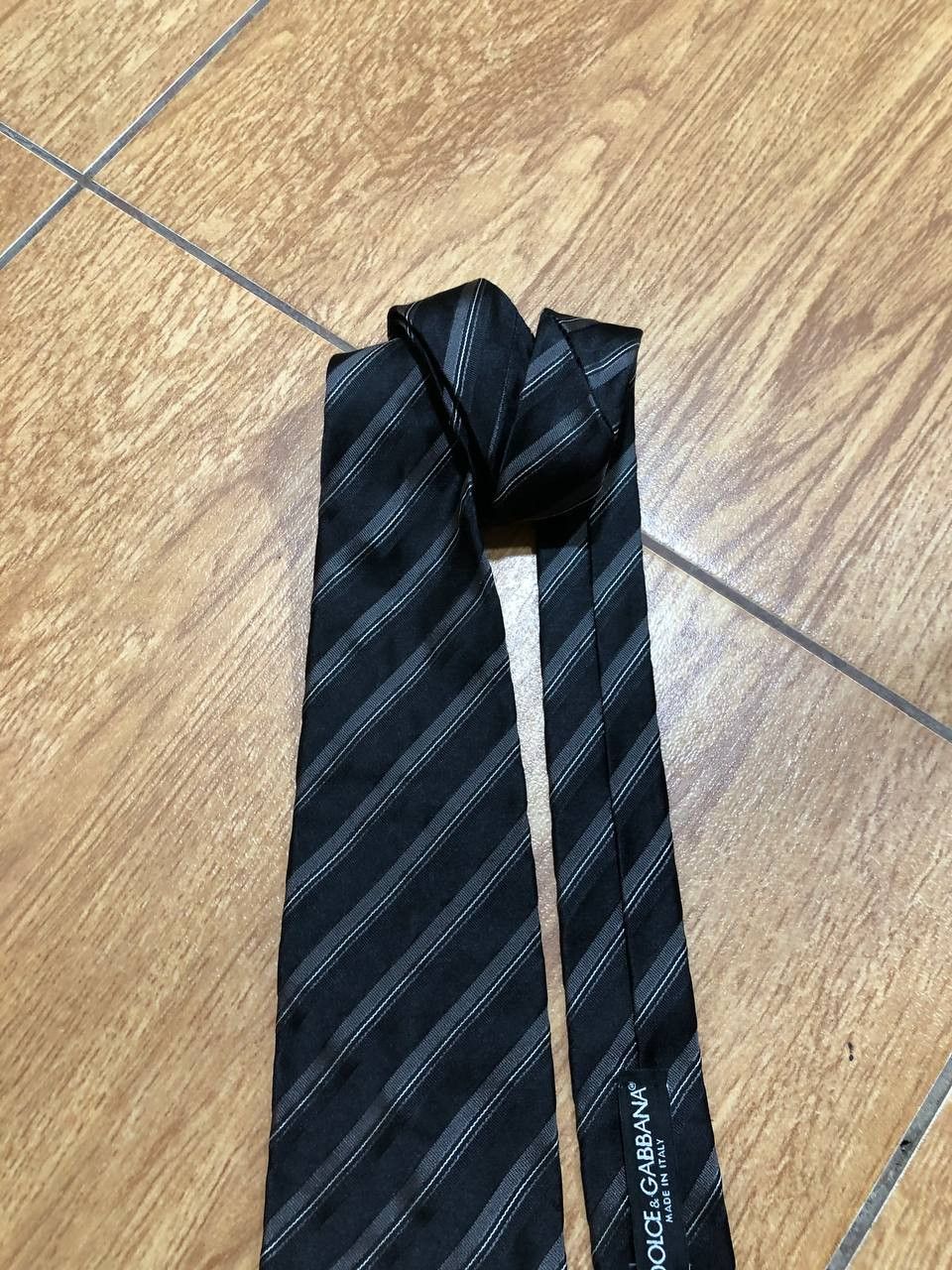 Dolce & Gabbana Dolce & Gabbana Made in Italy Men's Silk Neck Tie Size ONE SIZE - 8 Thumbnail