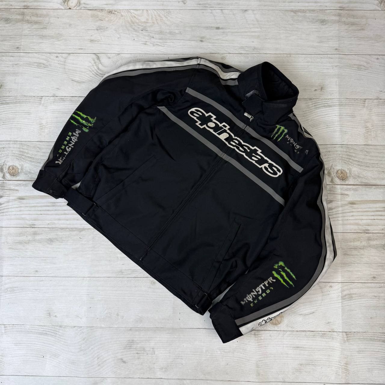 Alpinestars Alpinestars Monster Energy Moto Jacket Armoured Padded Lined Size US L / EU 52-54 / 3 - 1 Thumbnail