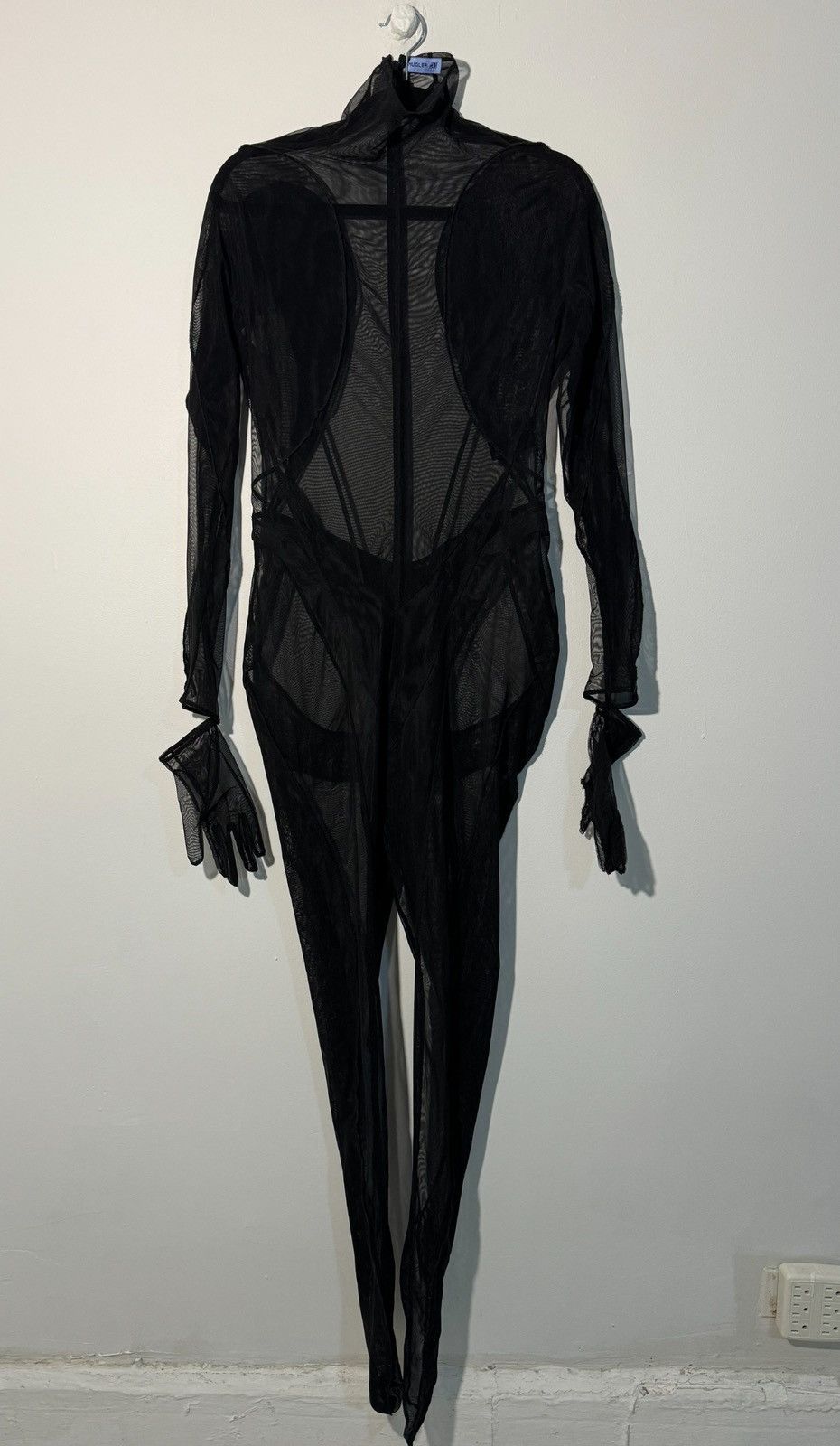Mugler × Thierry Mugler Mugler Spiral Panel Catsuit Size M / US 6-8 / IT 42-44 - 3 Thumbnail