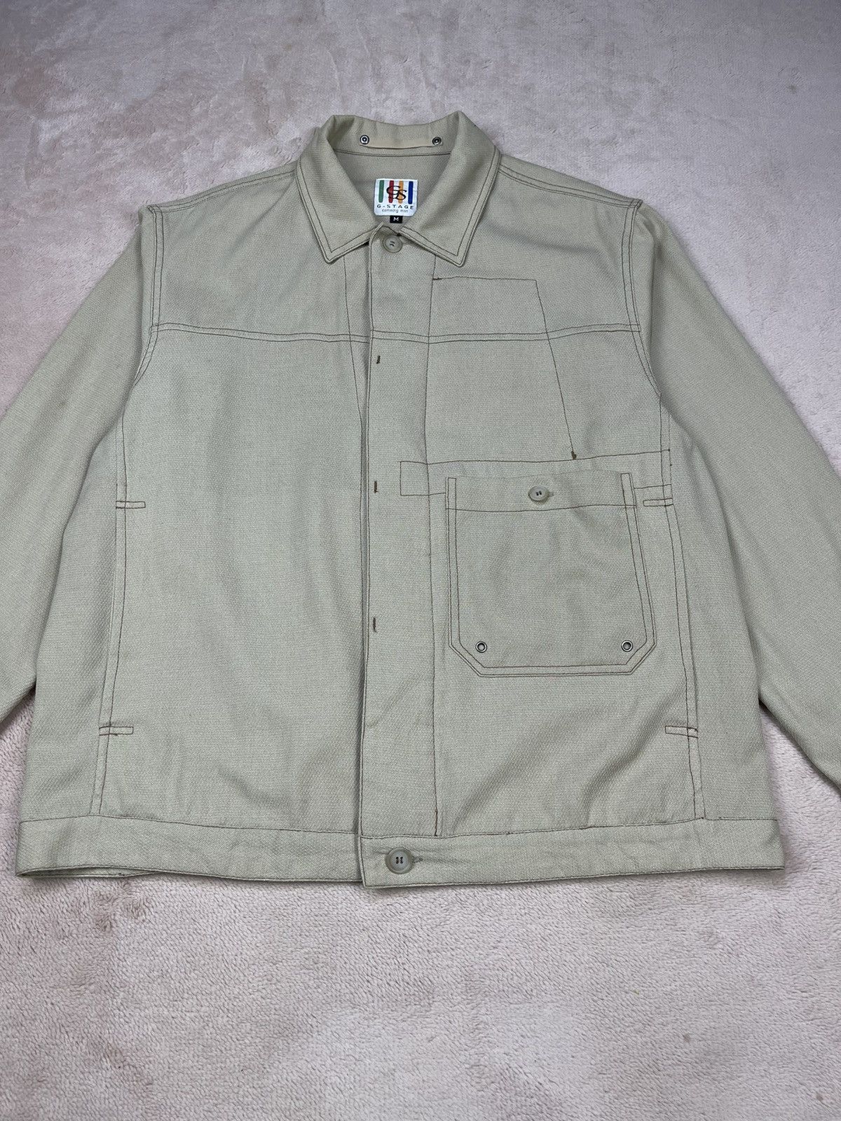 Japanese Brand G-STAGE Comming Man Lightweight Jackets Size US M / EU 48-50 / 2 - 2 Thumbnail